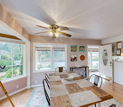 Dog Friendly Two Story Home near the Beach with Free WiFi Gas Grill and Firepit