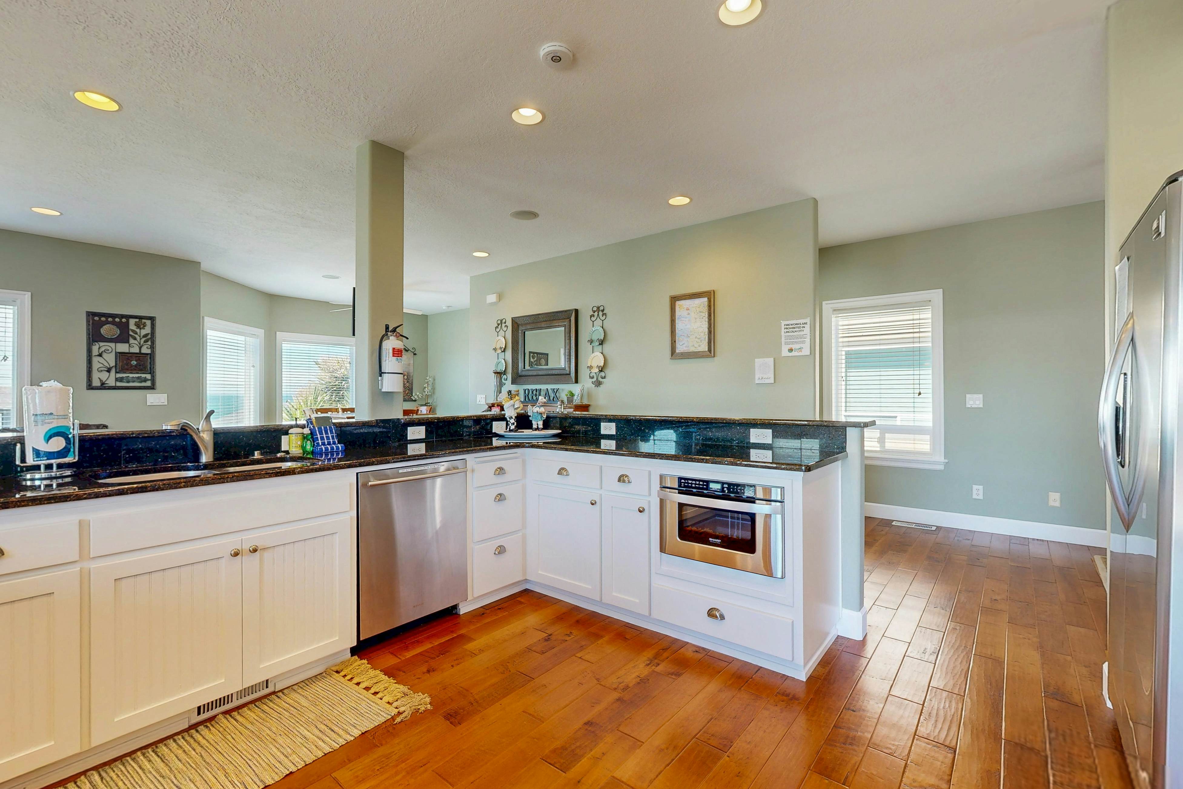 Beautiful multi-level home w/ theater, game room, & amazing ocean views