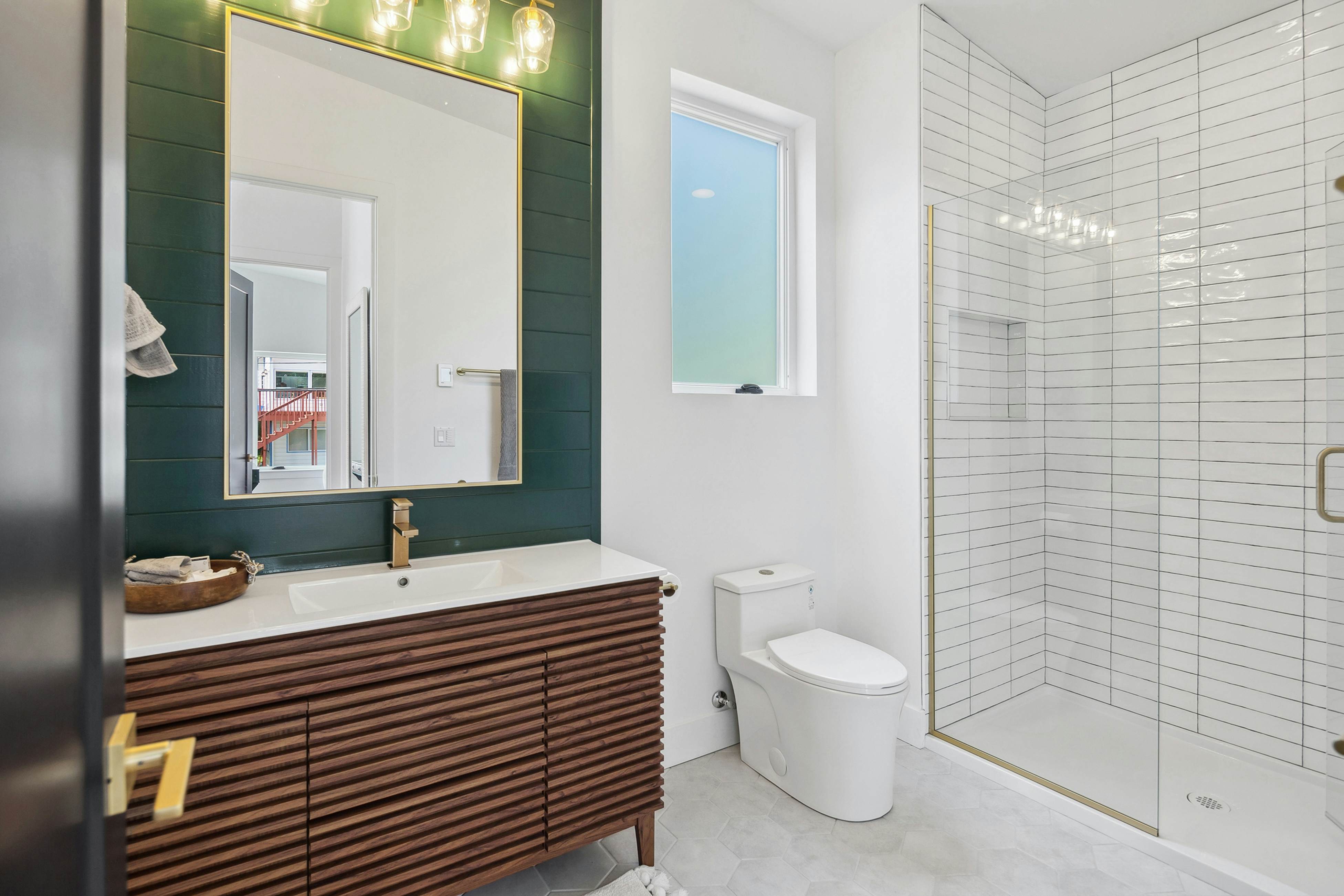 Spacious home with ocean view, enclosed yard, fireplace, hut tub, washer & dryer