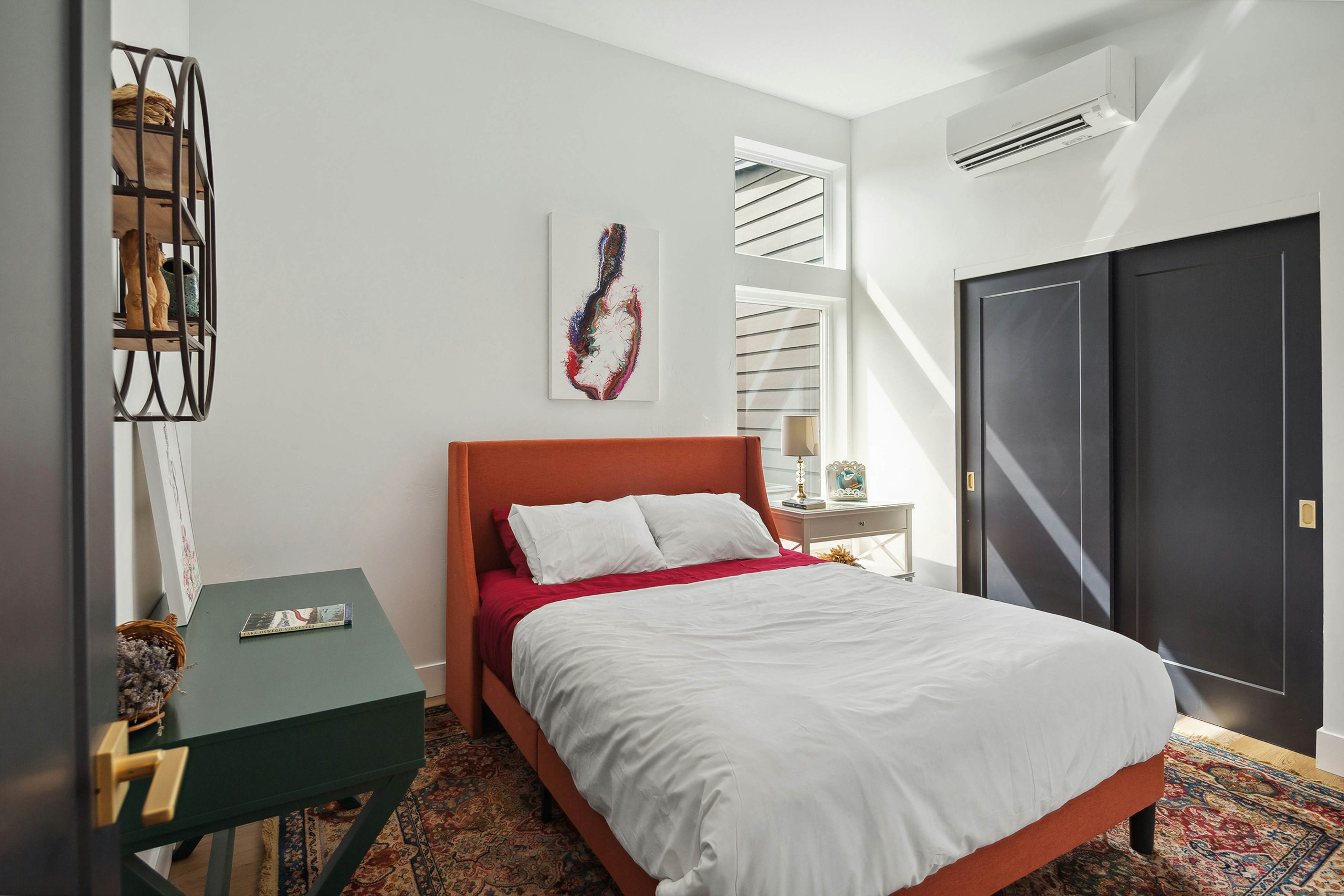 Spacious home with ocean view, enclosed yard, fireplace, hut tub, washer & dryer