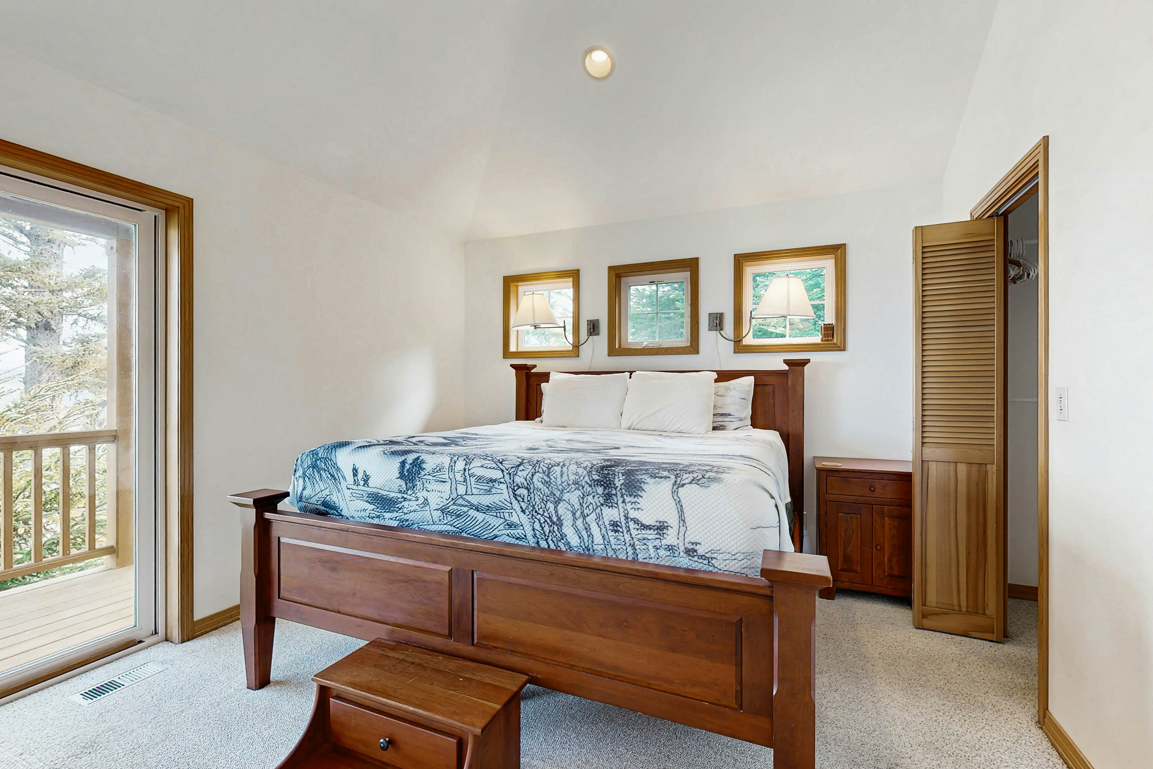 Dog-Friendly Home with Private Hot Tub and Views of Proposal Rock and the Ocean