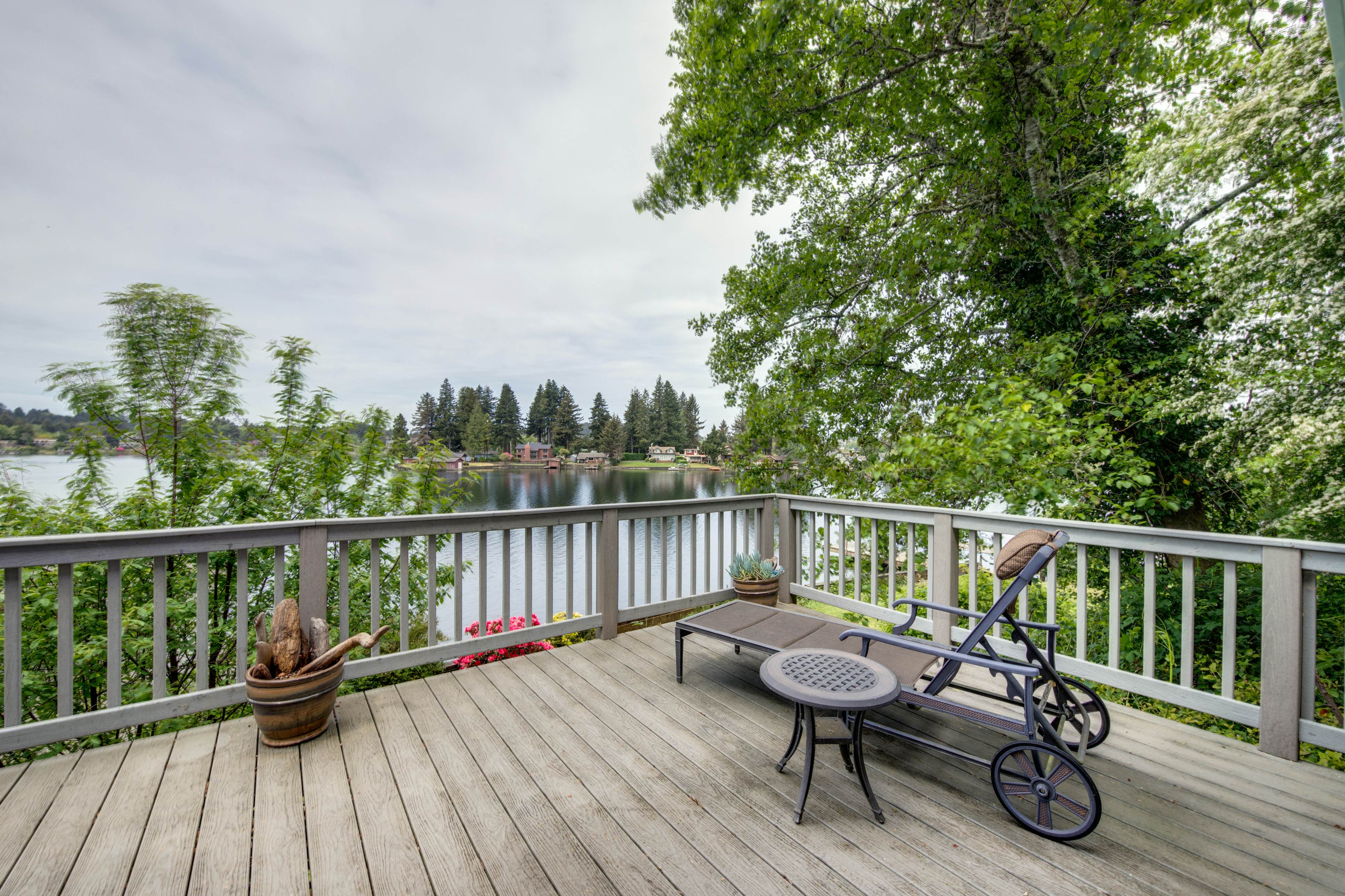 Lakefront house w/ private dock, firepit, and sunset views