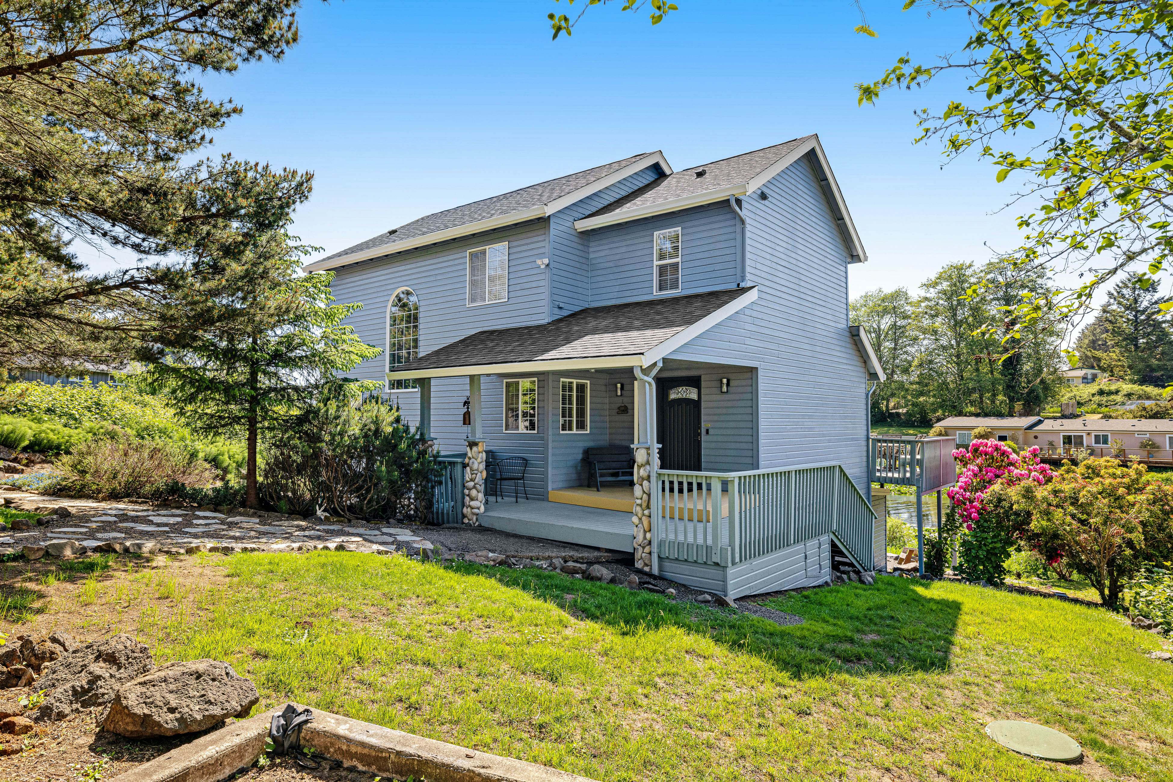 Charming Lakefront Home with Private Hot Tub, Dock, and High-Speed WiFi