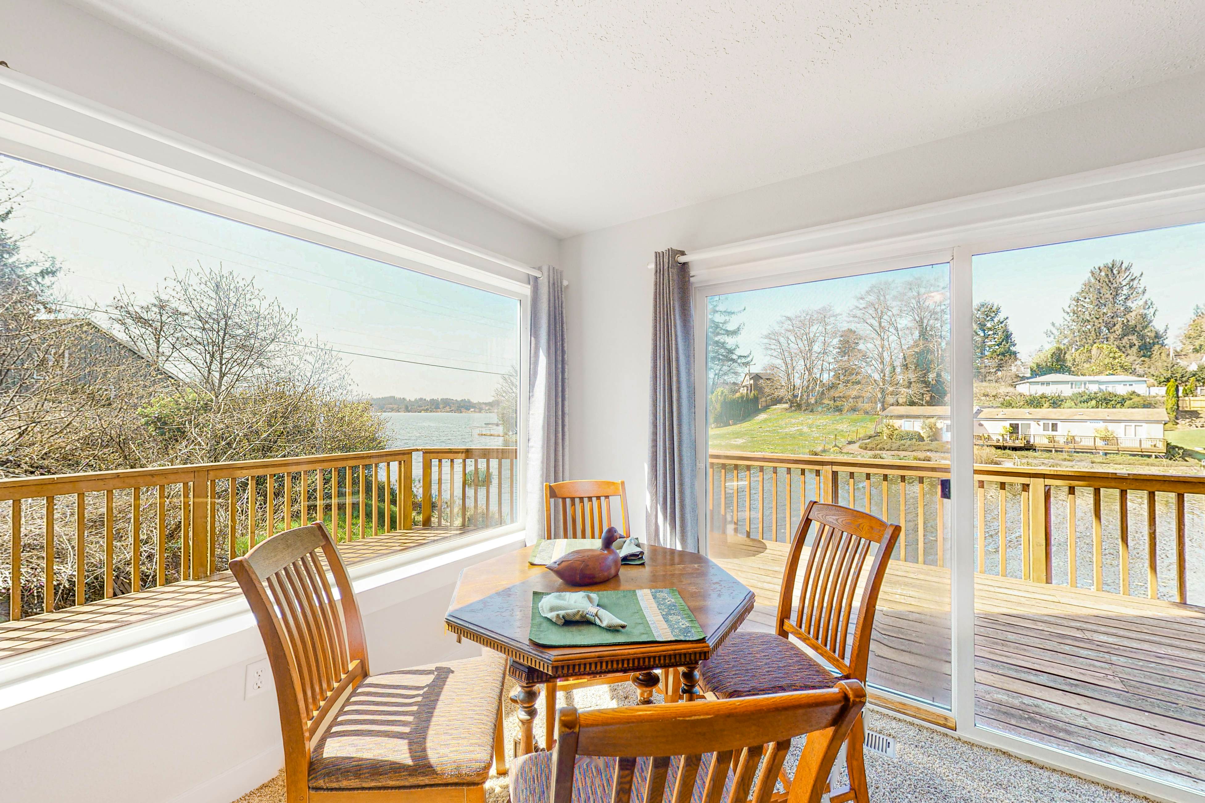 Charming Lakefront Home with Private Hot Tub, Dock, and High-Speed WiFi