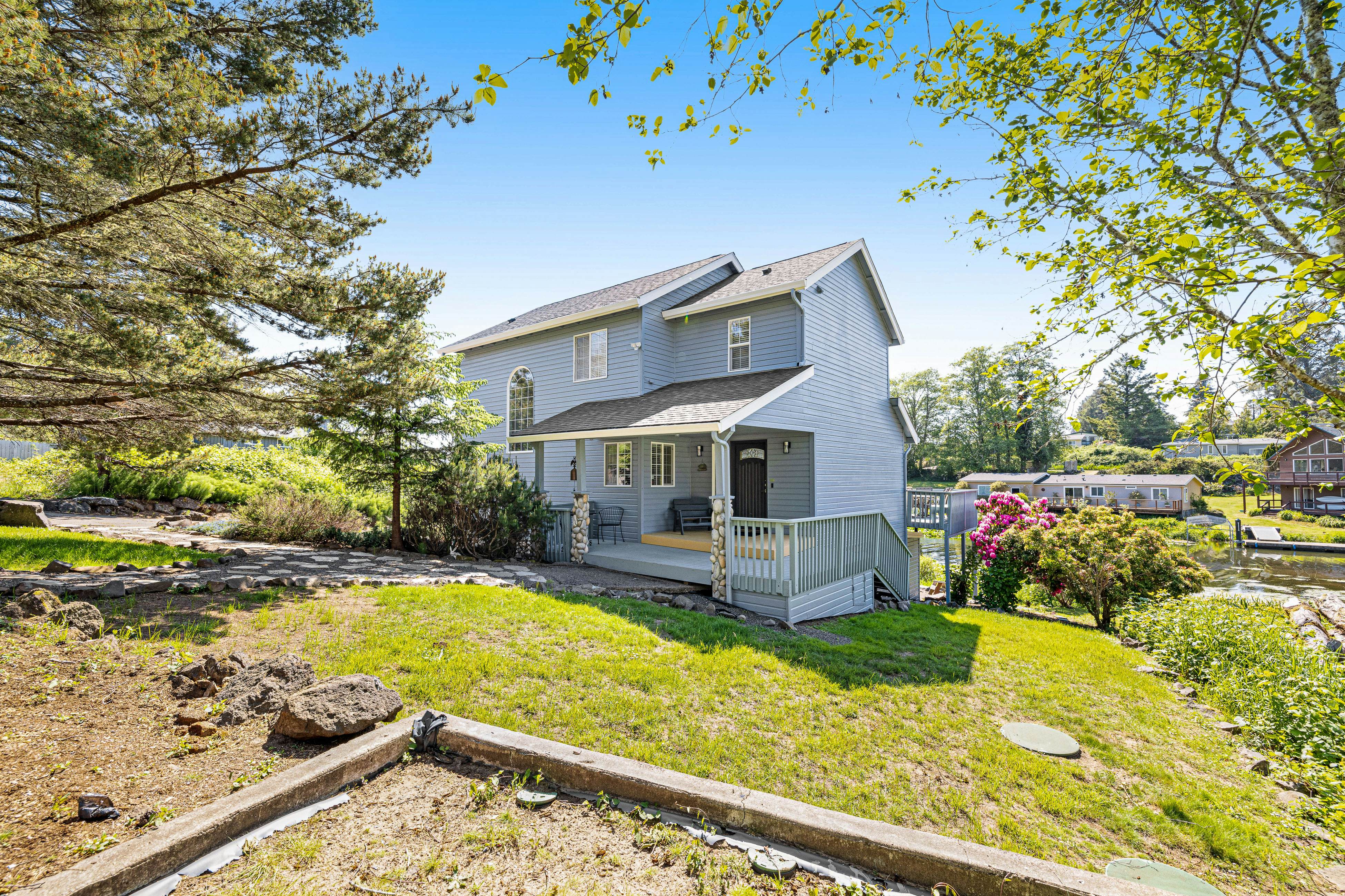 Charming Lakefront Home with Private Hot Tub, Dock, and High-Speed WiFi