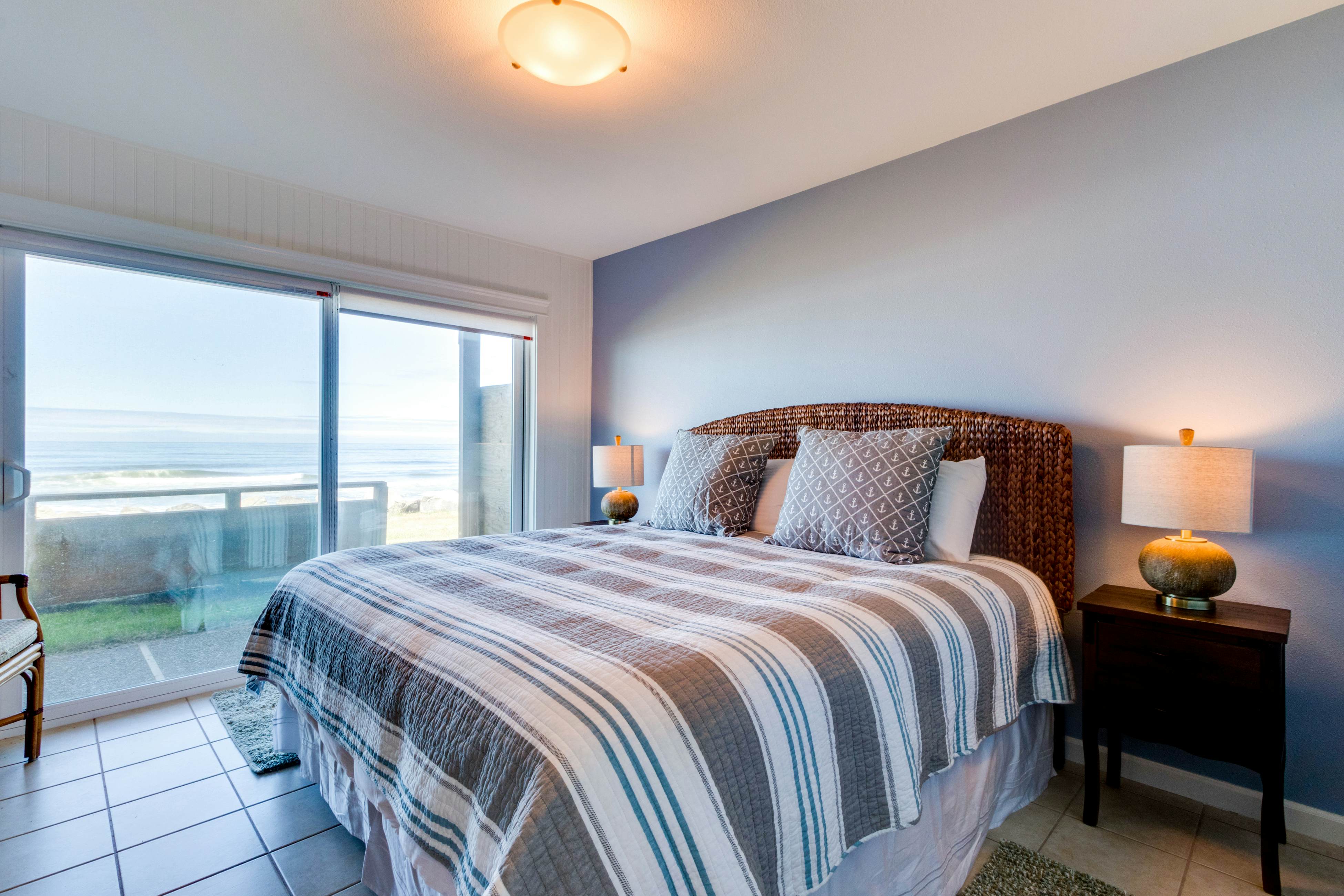 Dog-Friendly Oceanfront Condo with Sweeping Views and Beach Access