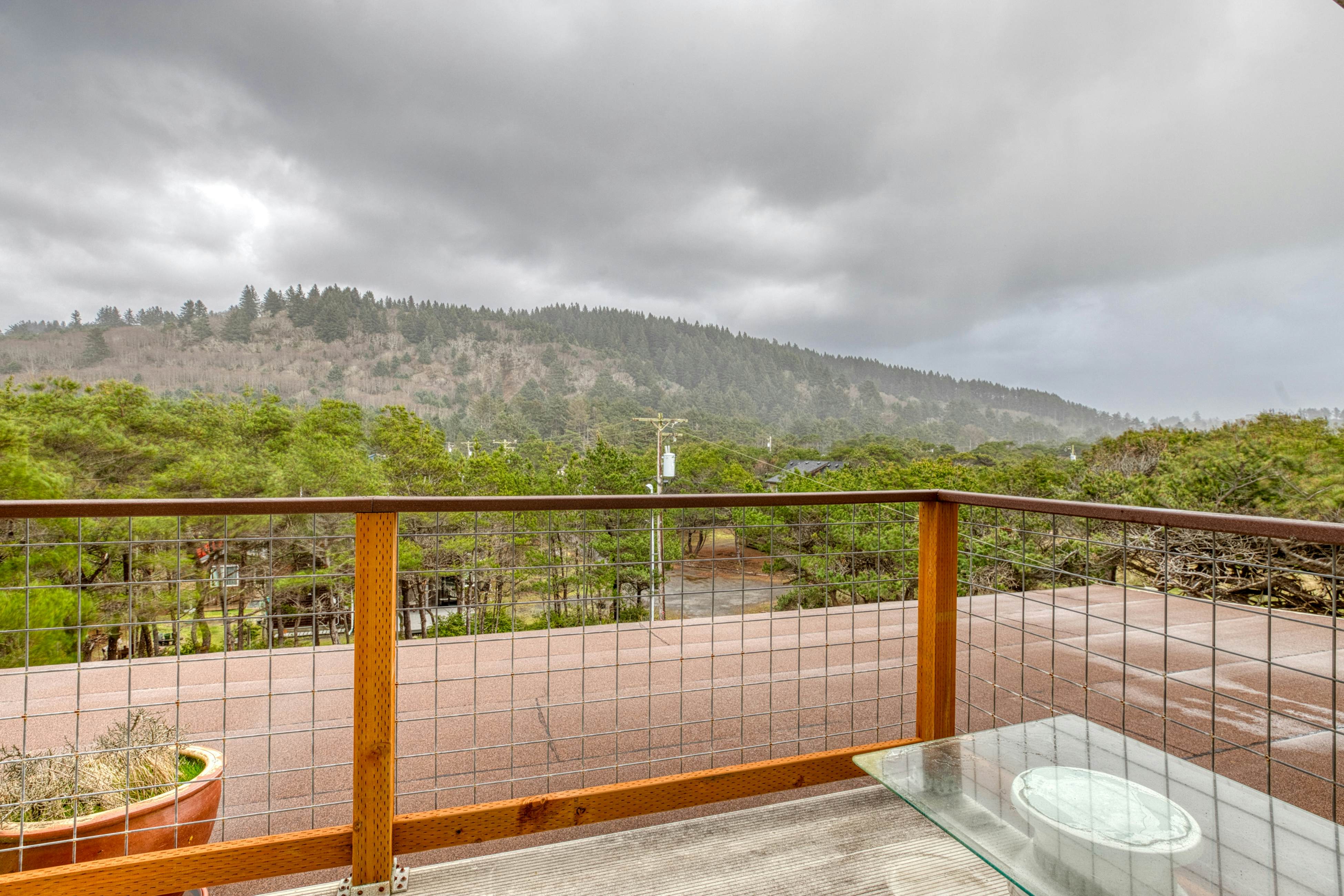 Beachfront home with amazing ocean views entertainment space and balcony