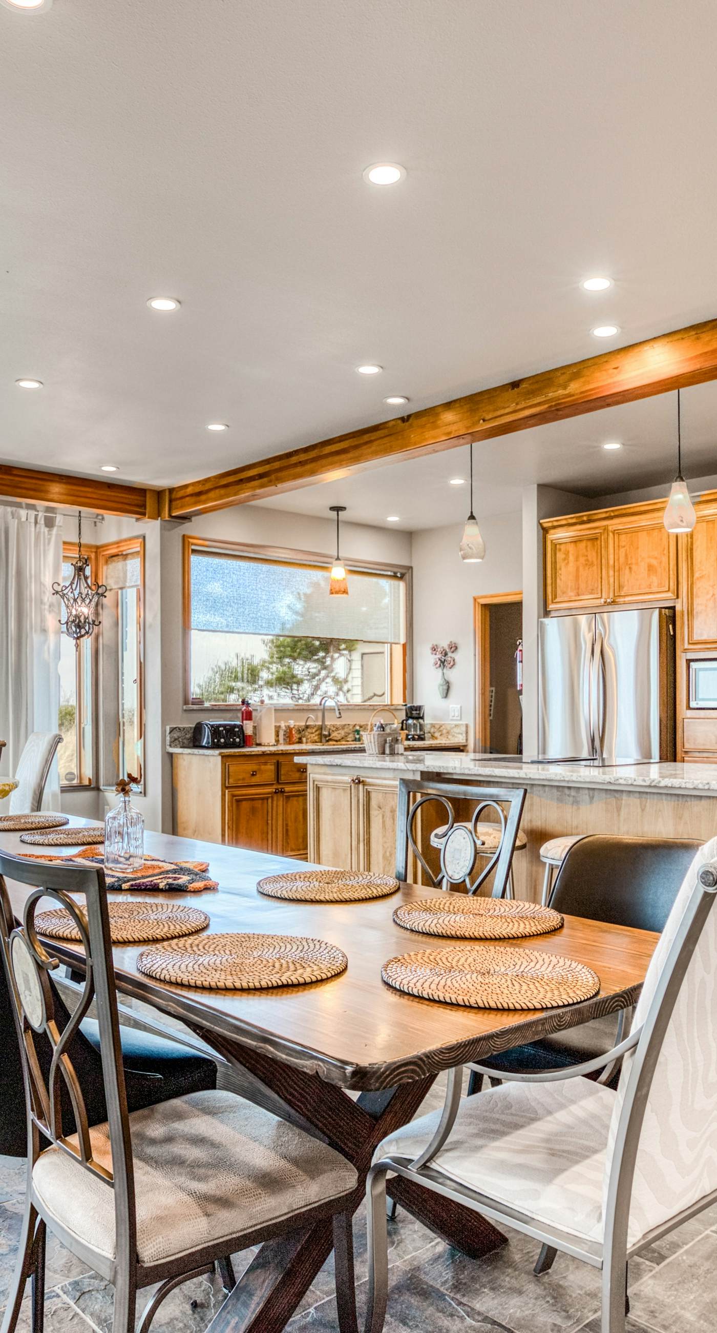 Beachfront home with amazing ocean views entertainment space and balcony