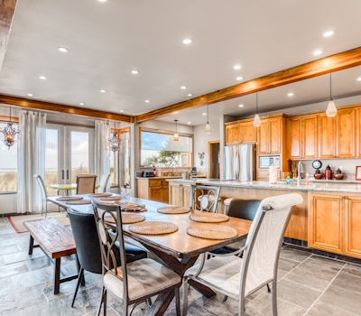 Beachfront home with amazing ocean views entertainment space and balcony