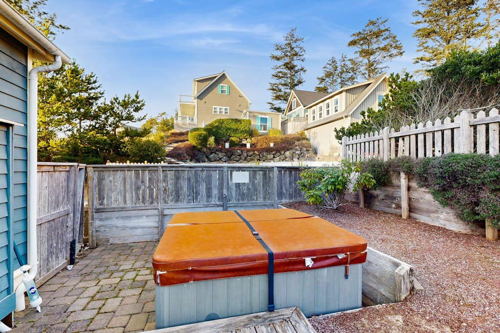 Charming two story home with a private hot tub large patio and washer dryer