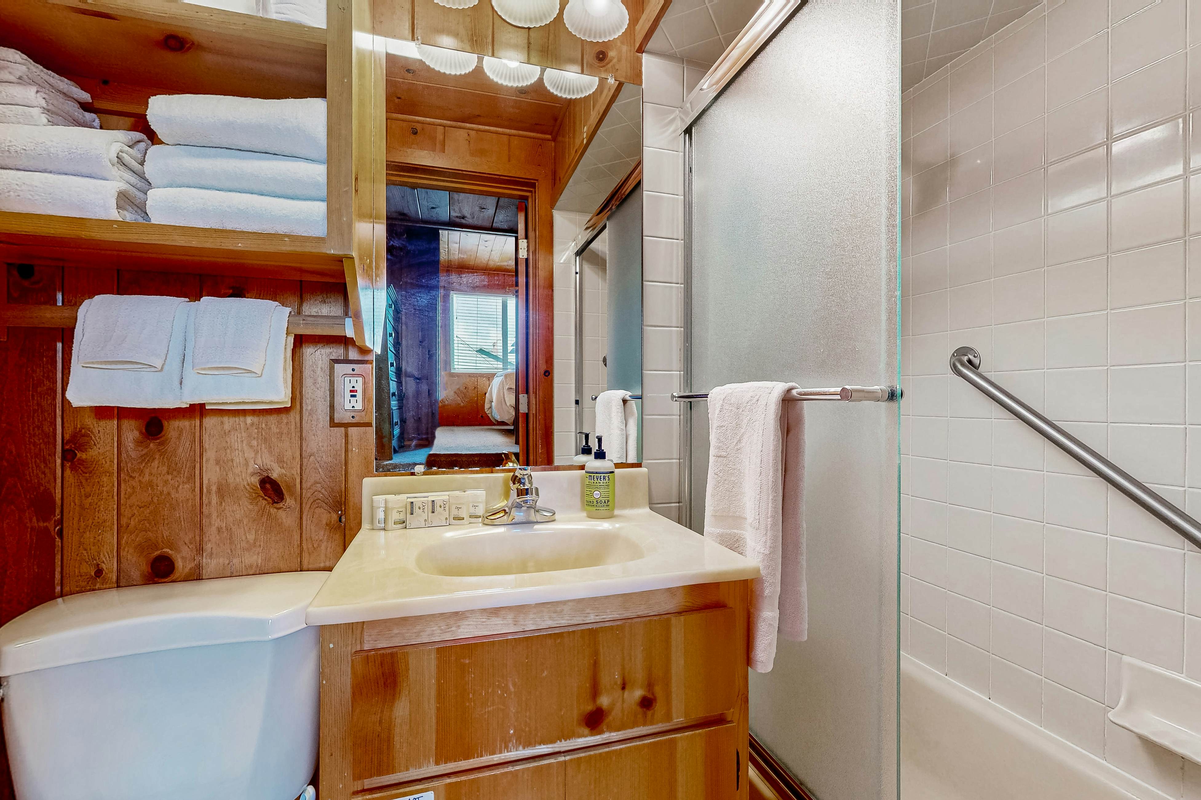 Beachfront ocean-view duplex with private beach, hot tub, grill, outdoor shower