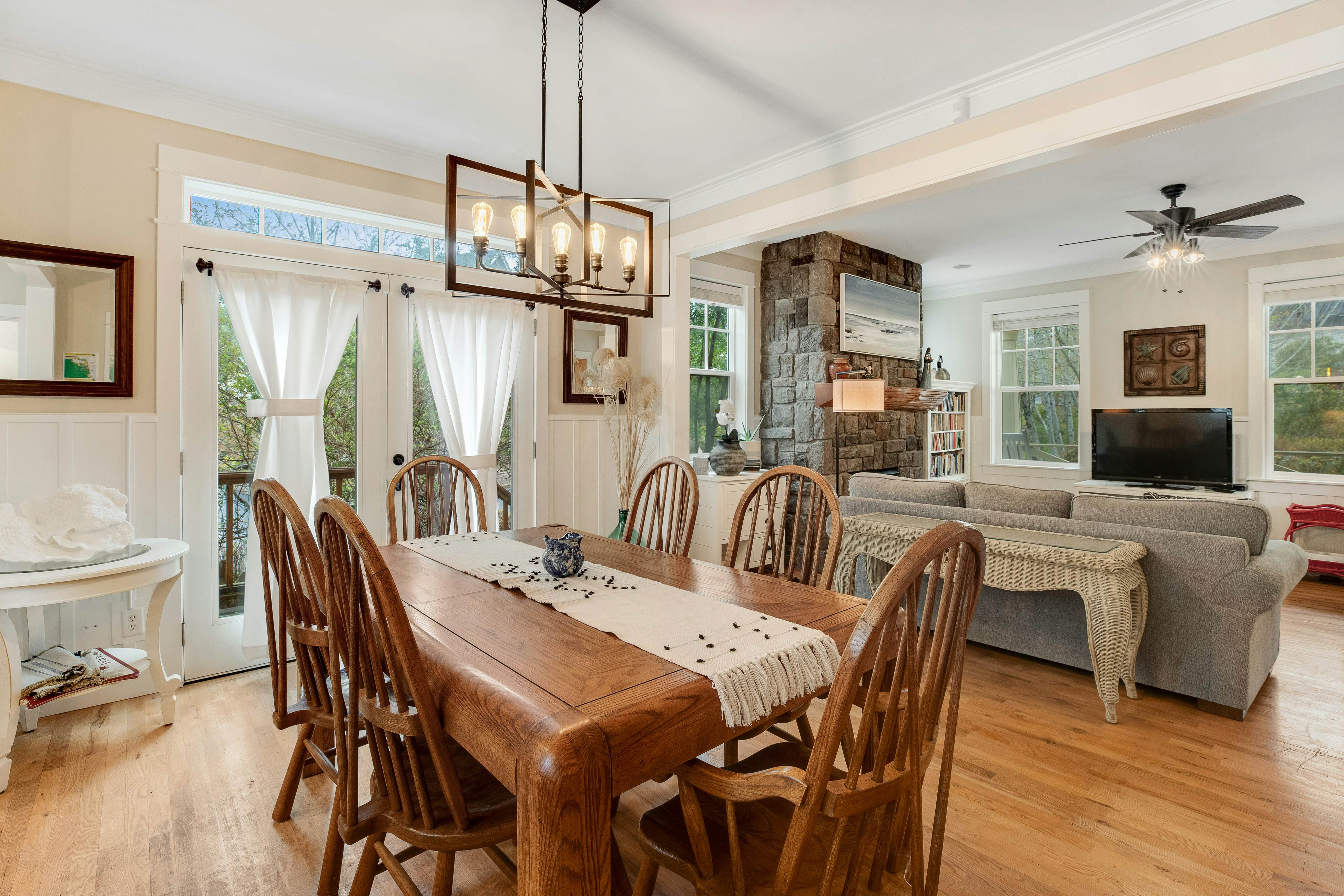 Dog-Friendly Beach House with Free WiFi, a Furnished Deck, Hot Tub, & Grill