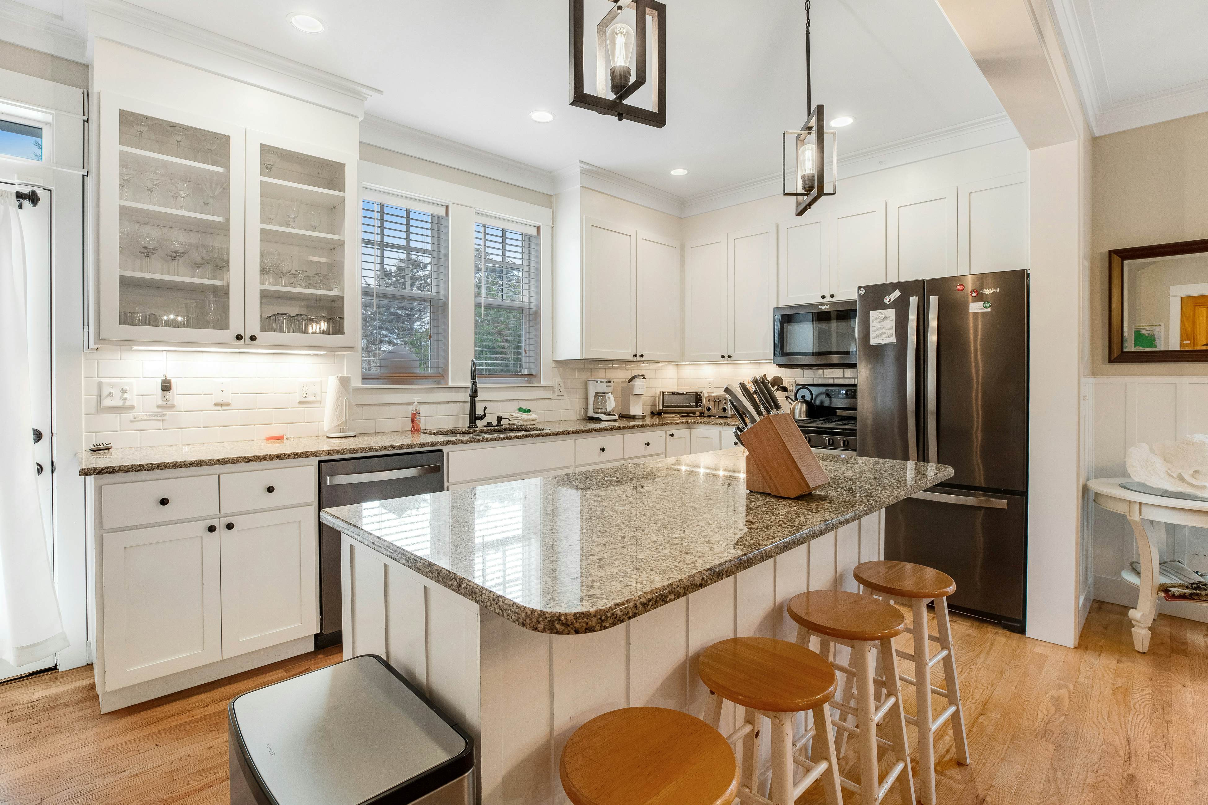 Dog-Friendly Beach House with Free WiFi, a Furnished Deck, Hot Tub, & Grill