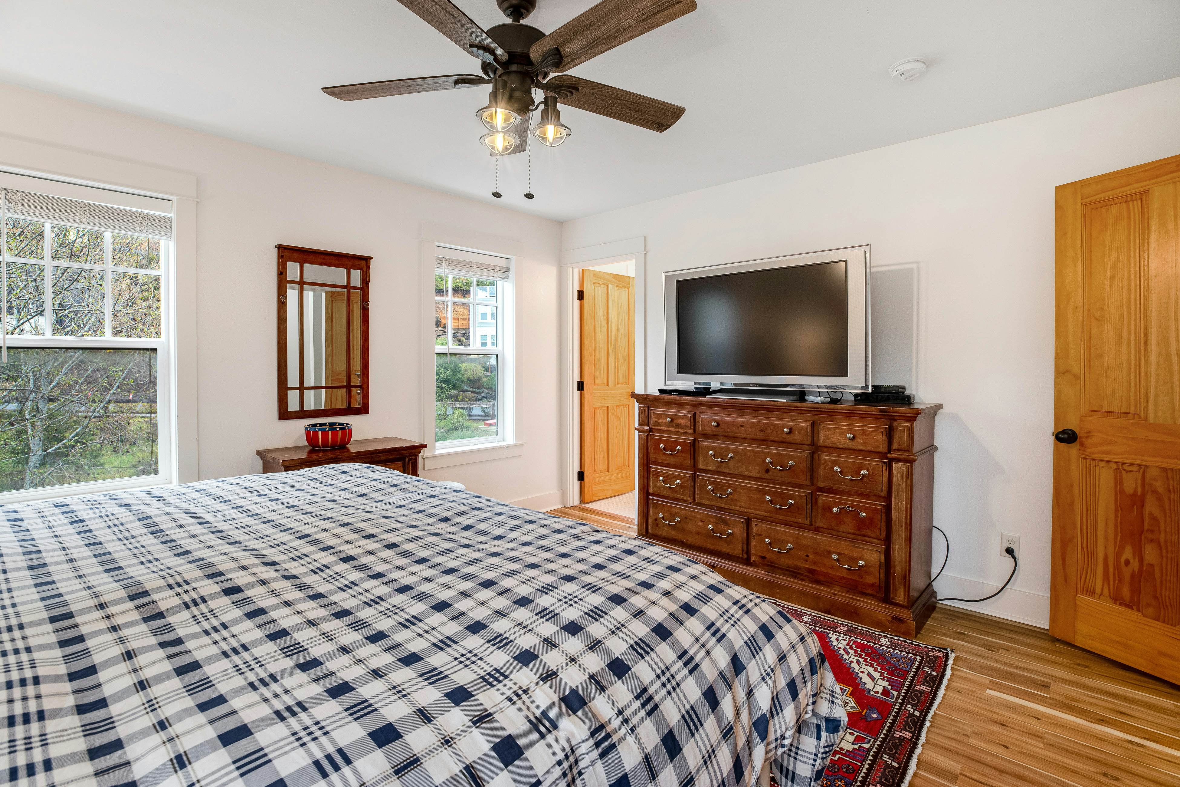 Dog-Friendly Beach House with Free WiFi, a Furnished Deck, Hot Tub, & Grill