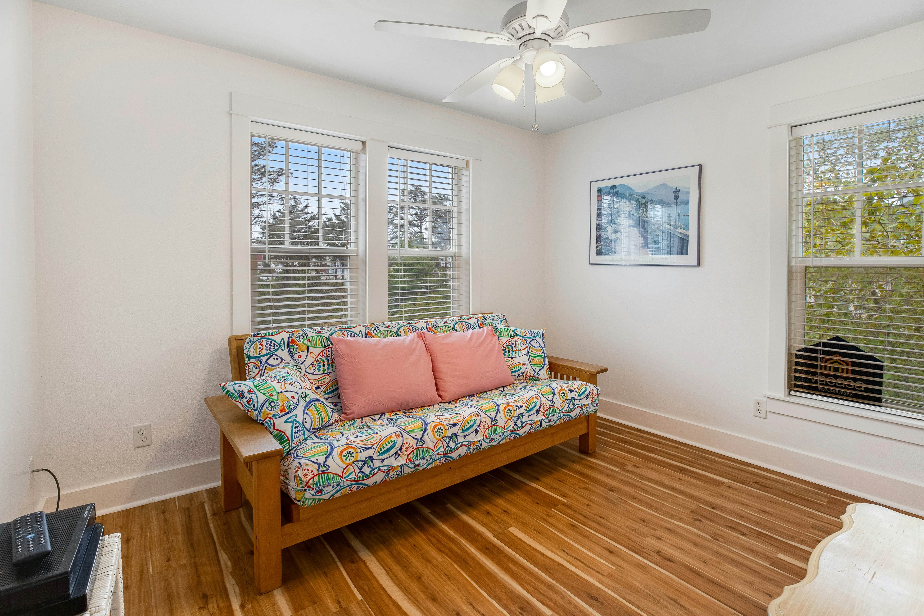 Dog-Friendly Beach House with Free WiFi, a Furnished Deck, Hot Tub, & Grill