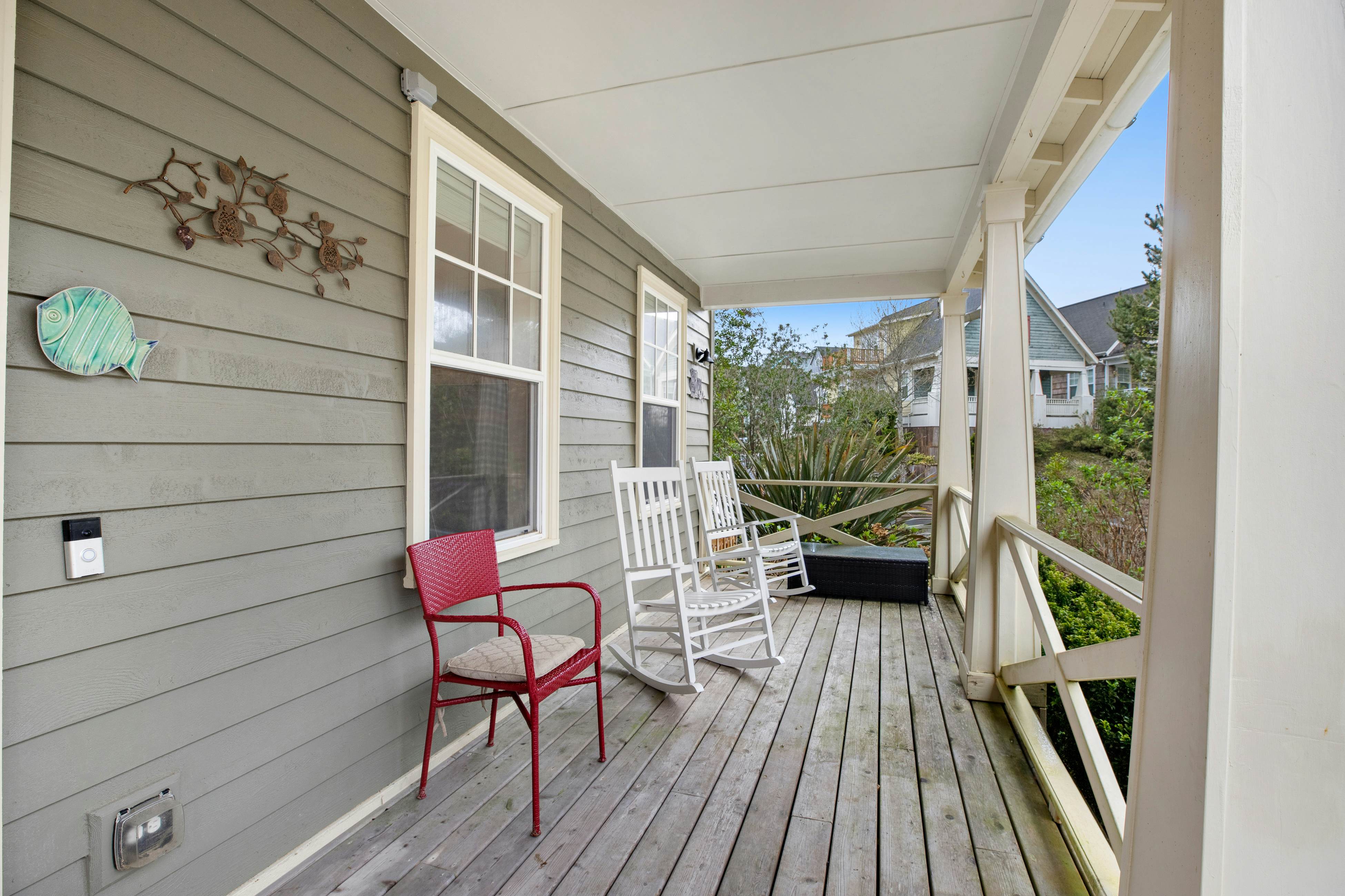 Dog-Friendly Beach House with Free WiFi, a Furnished Deck, Hot Tub, & Grill