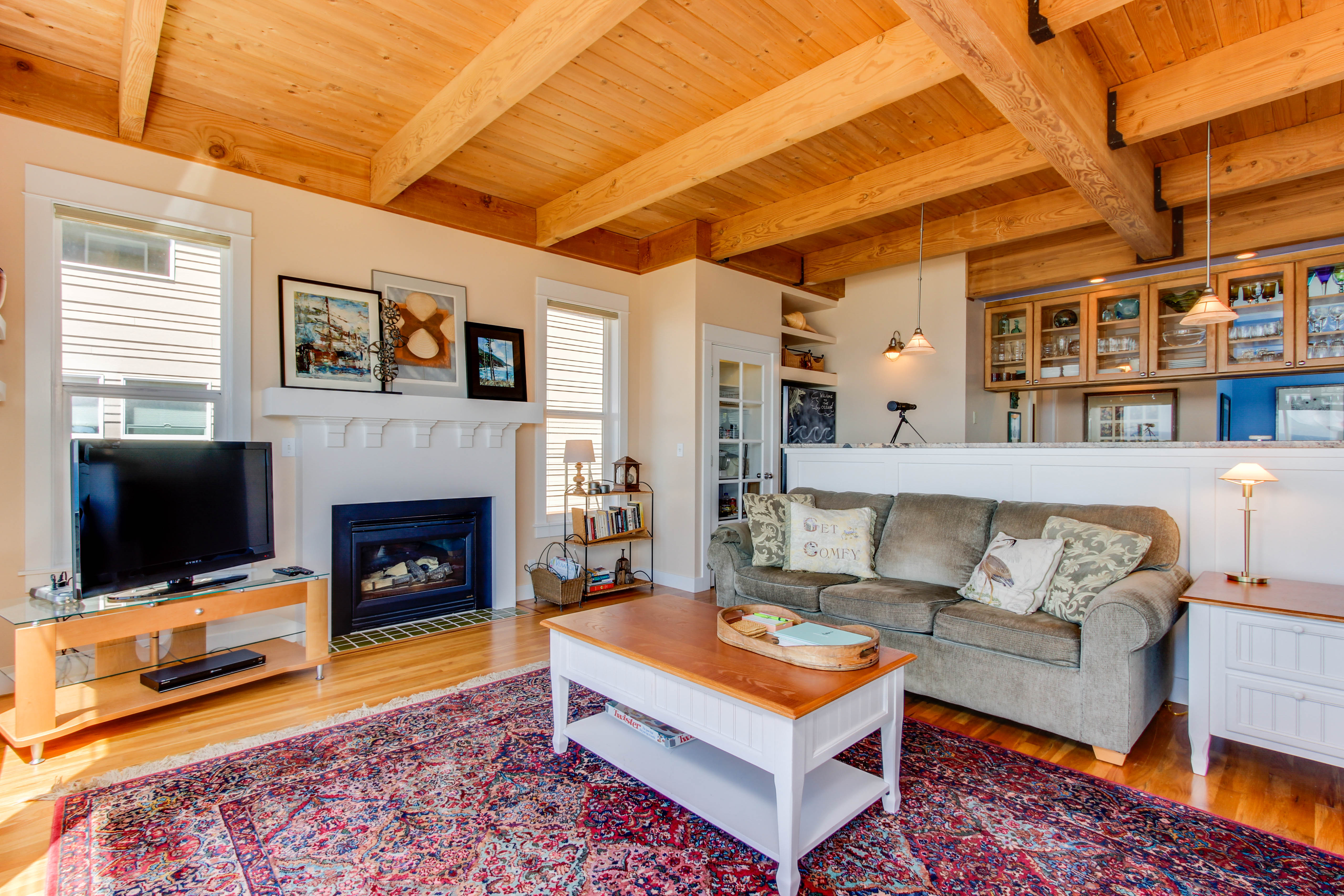 Pristine Home with Stunning Views Short Walk to Beach Right in Town