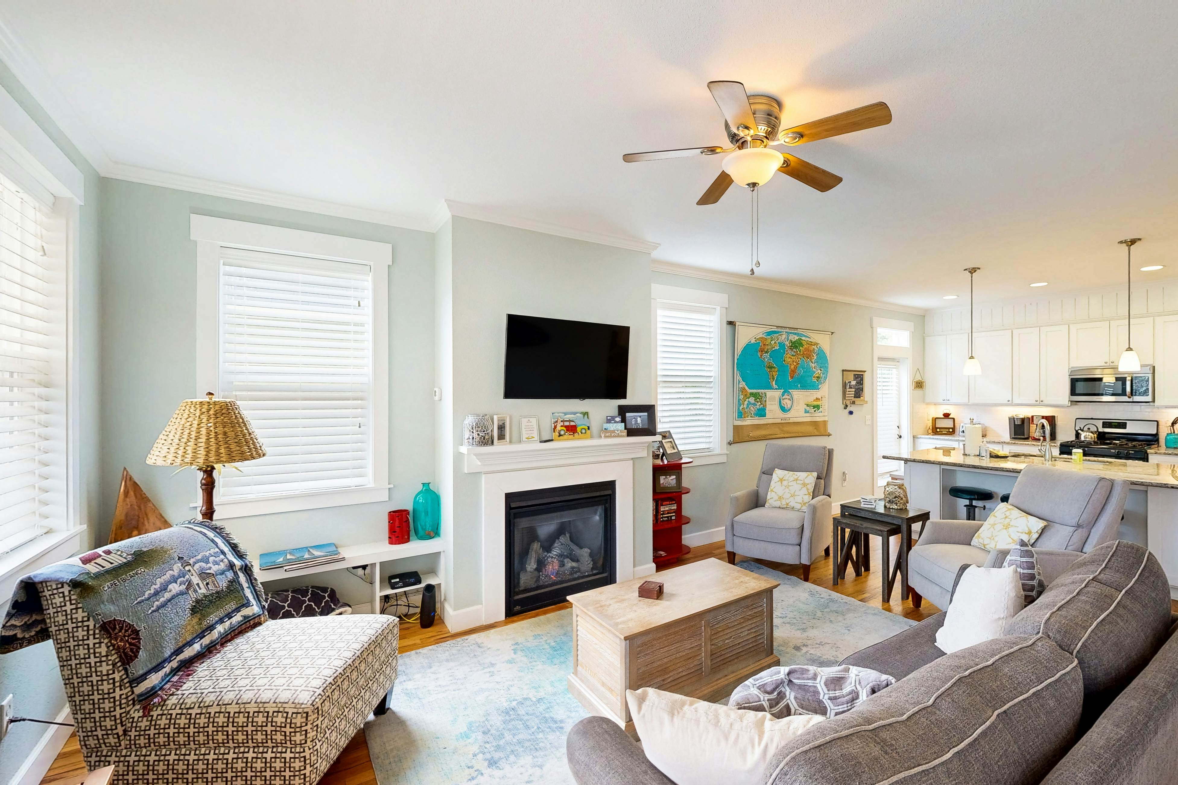 Dog-friendly coastal home with private hot tub and park access