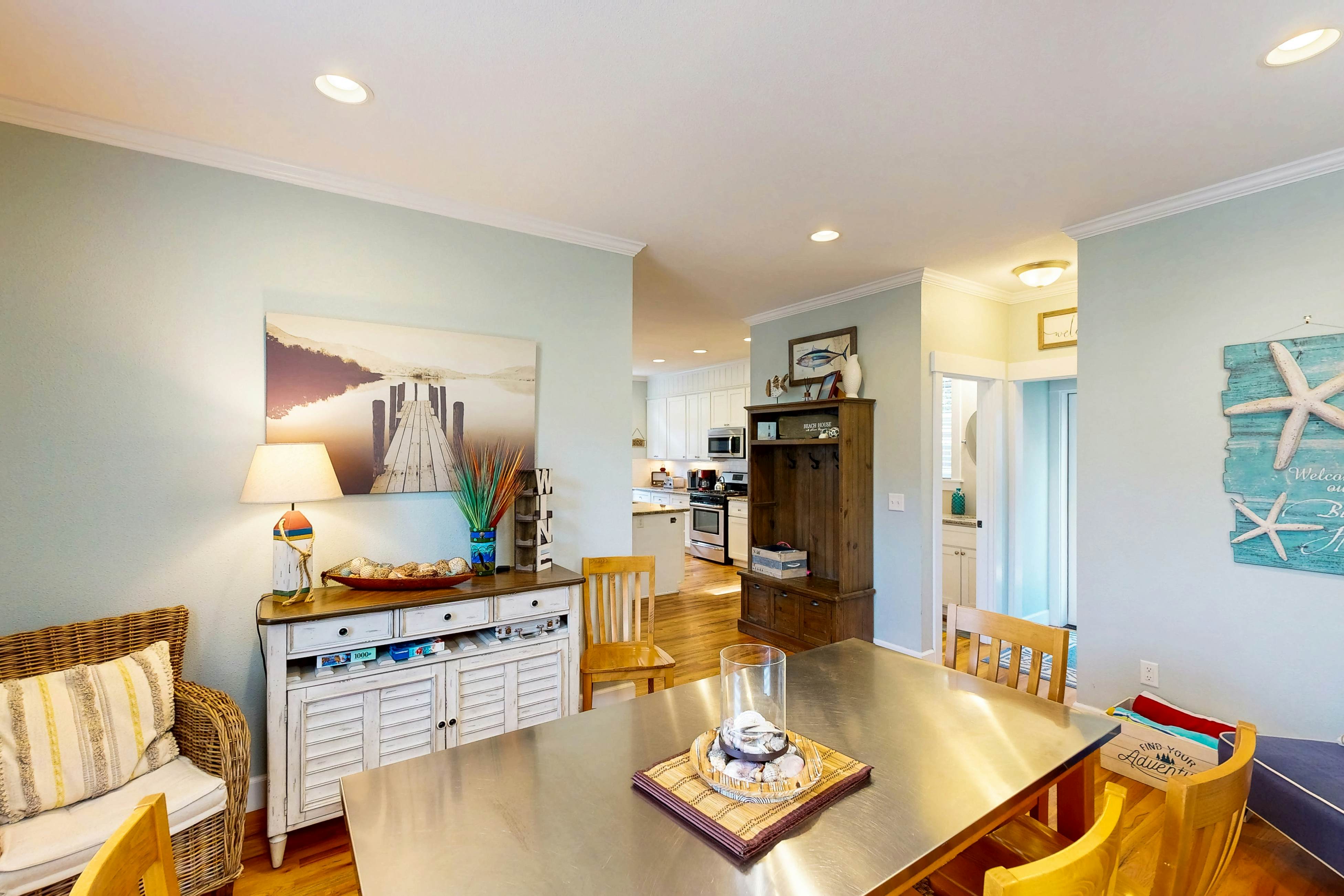 Dog-friendly coastal home with private hot tub and park access