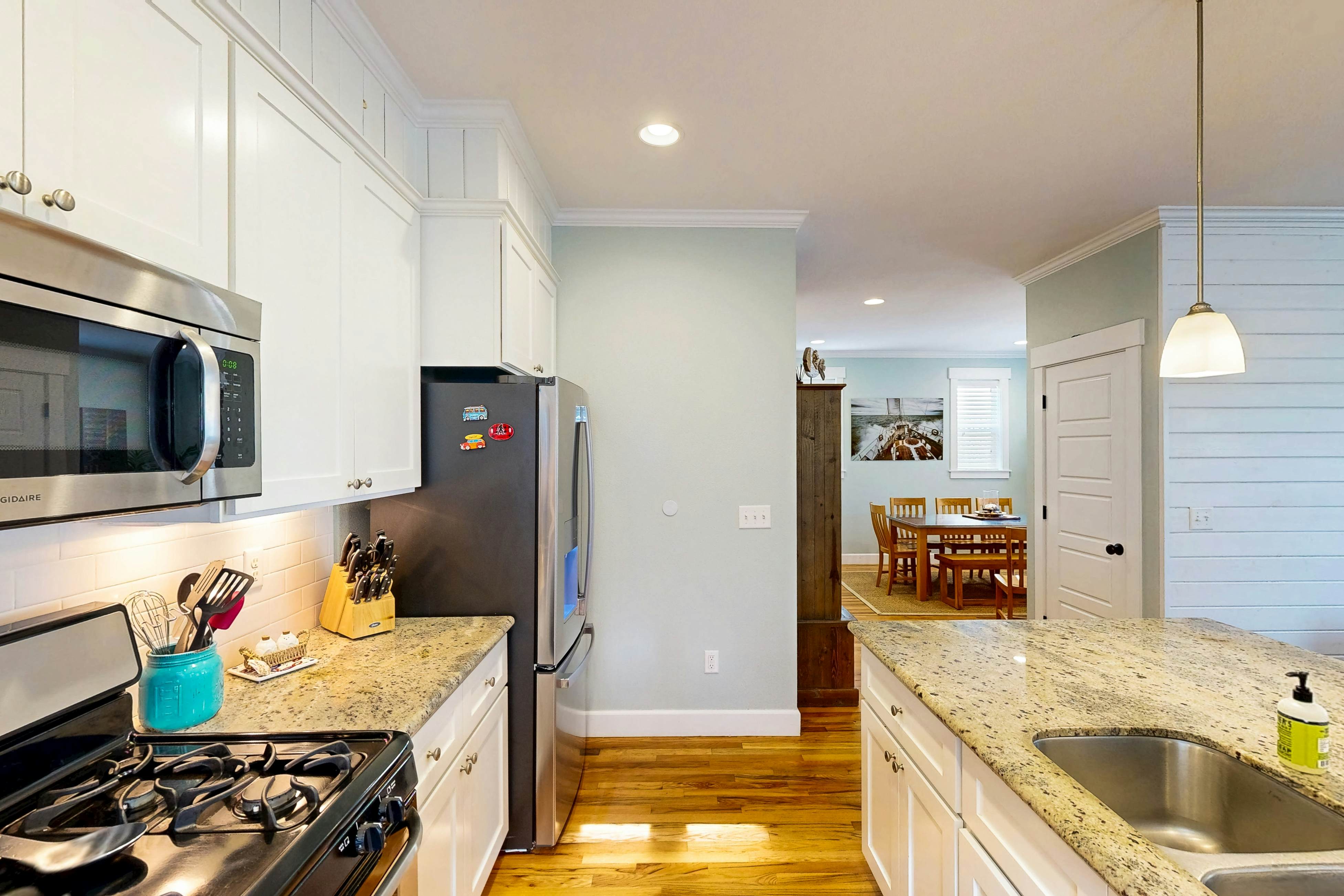 Dog-friendly coastal home with private hot tub and park access