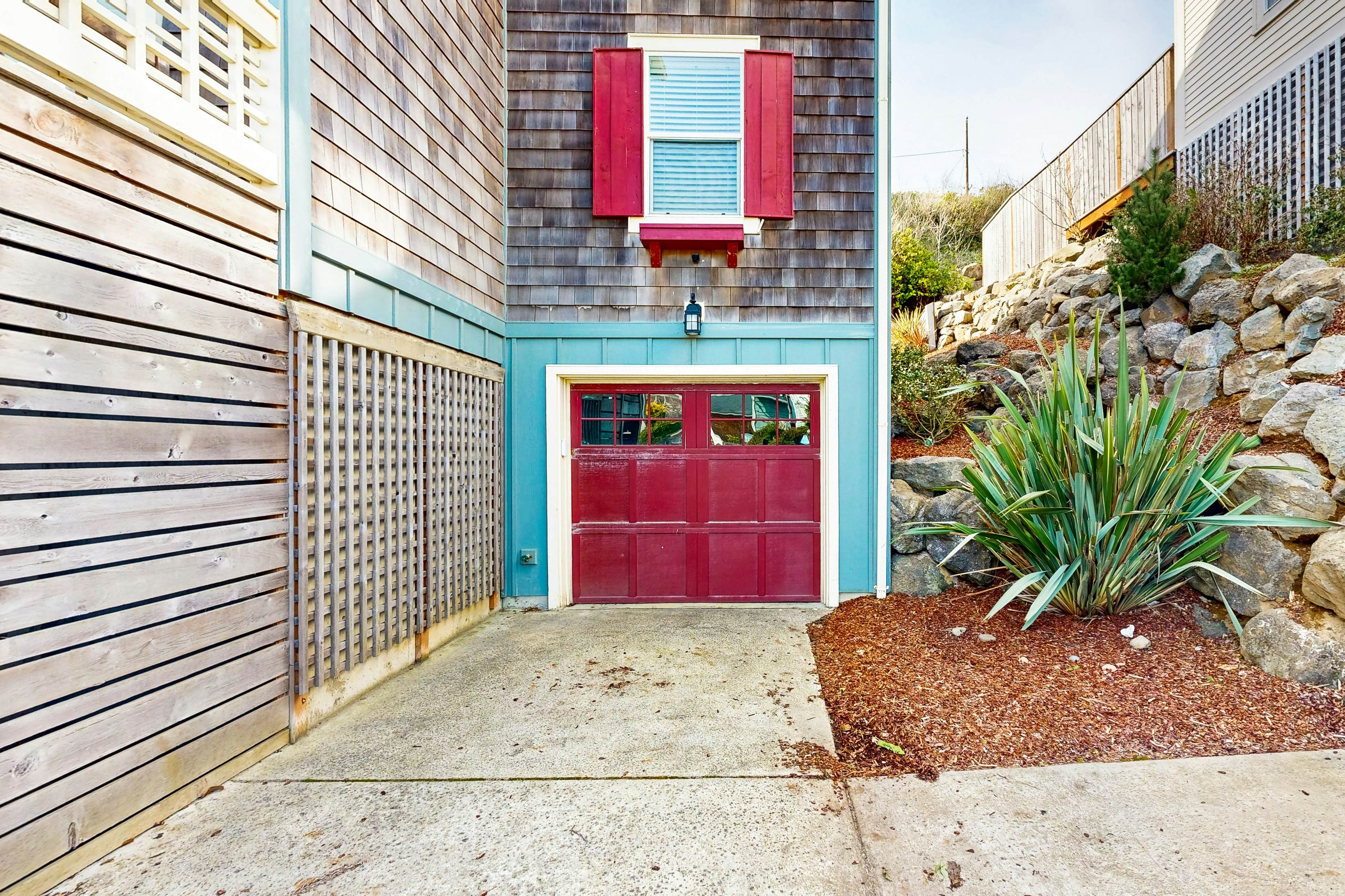 Dog-friendly coastal home with private hot tub and park access