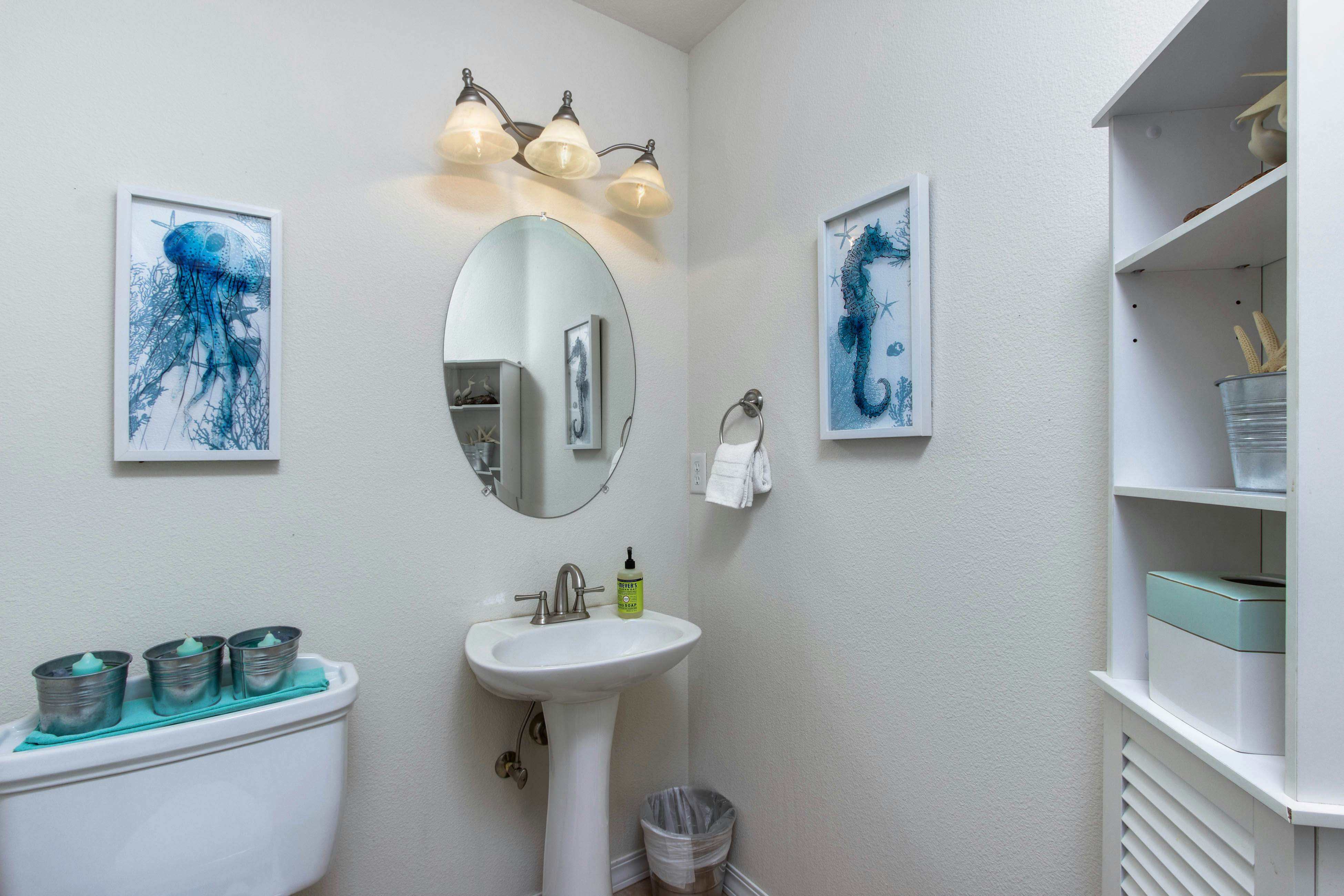 Beach escape with patio, private hot tub, & game room - steps to beach