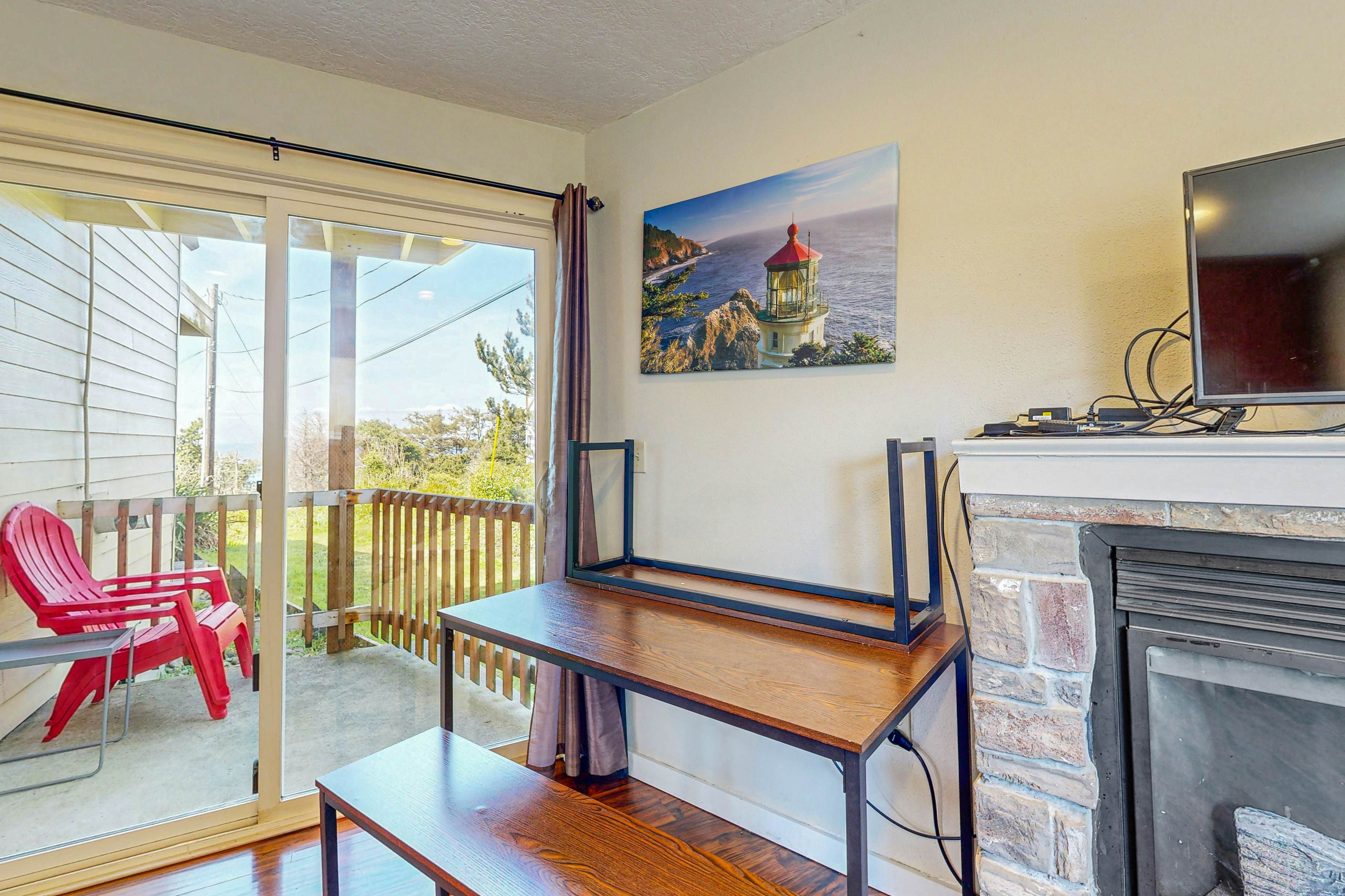 Dog-Friendly Condo with Partial Ocean Views - Short Walk to the Beach