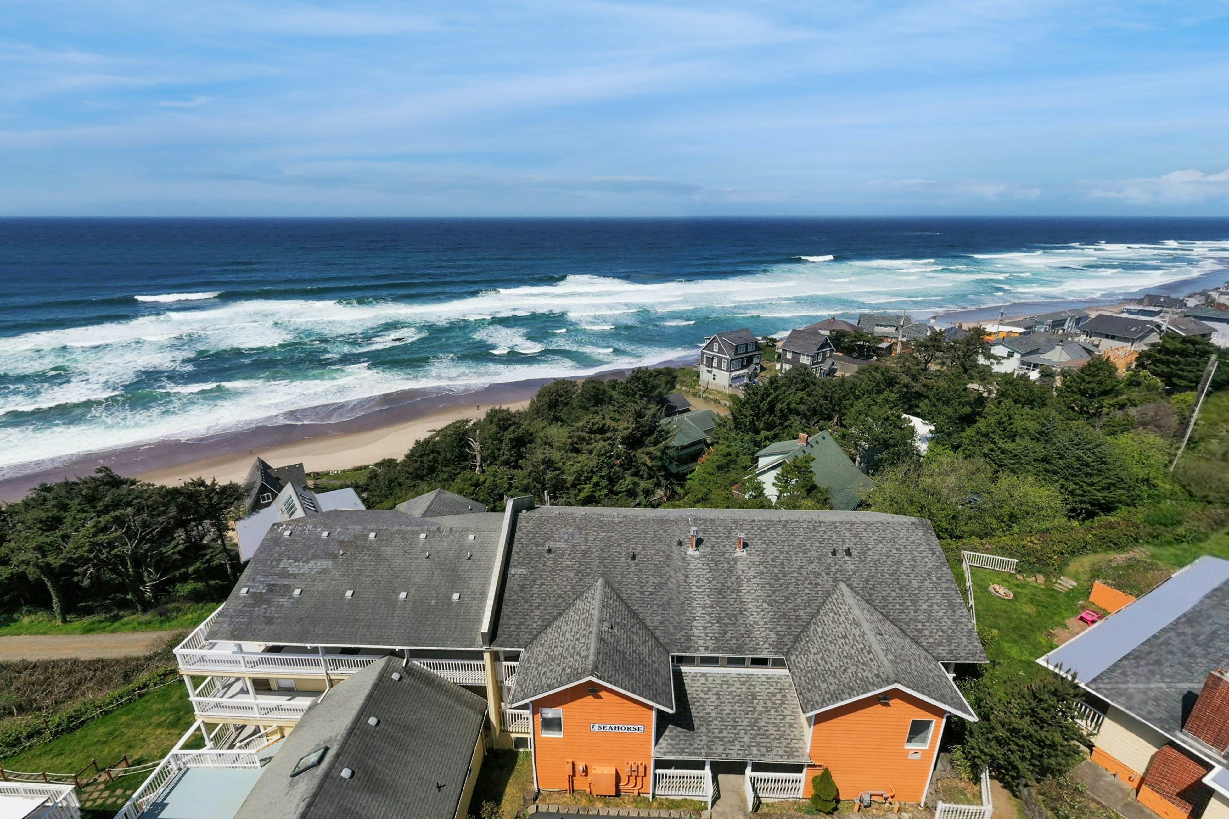 Easy Access, Dog-Friendly Studio with Ocean Views - Short Walk to Beach