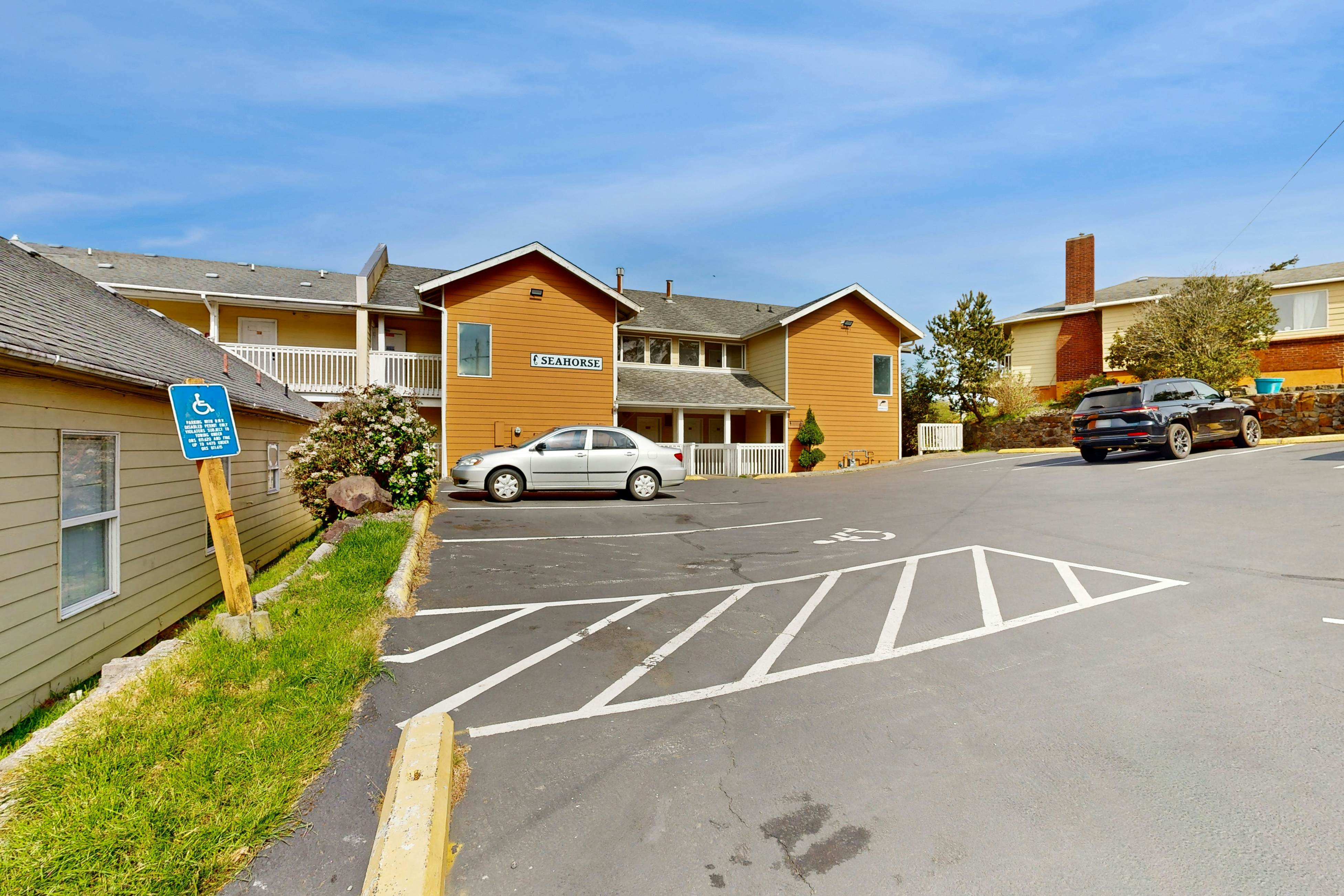 Easy Access, Dog-Friendly Studio with Ocean Views - Short Walk to Beach