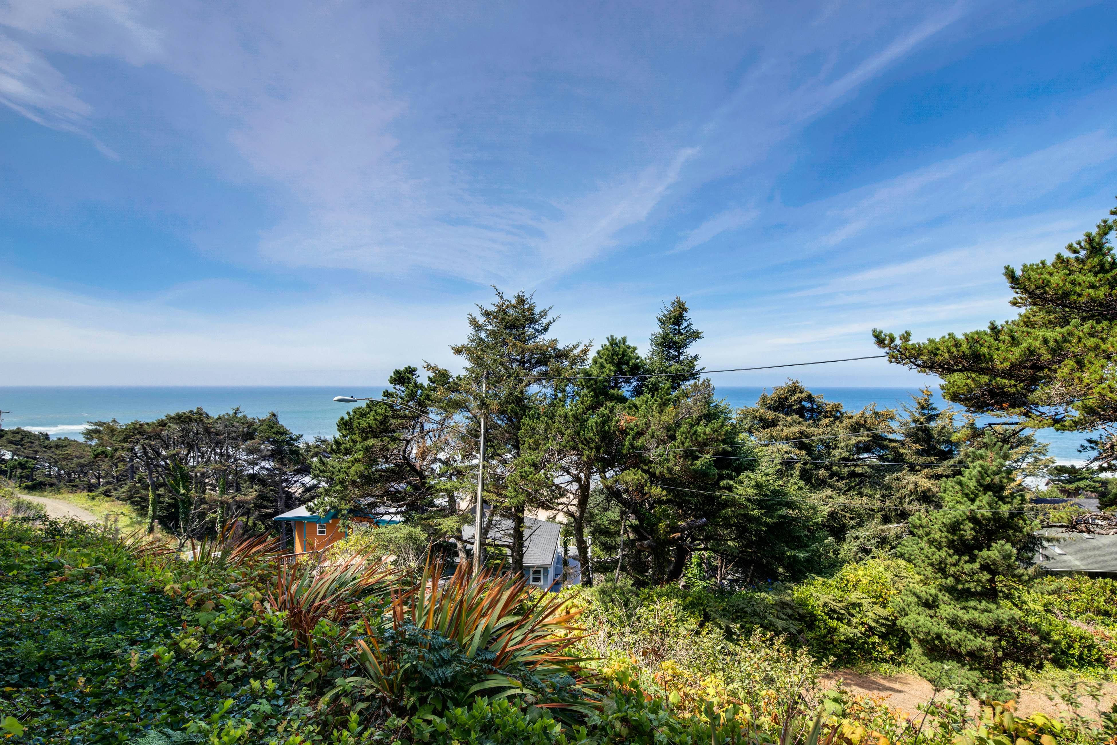 Lower-Level, Dog-Friendly Studio with Ocean Views & Free WiFi - Walk to Beach