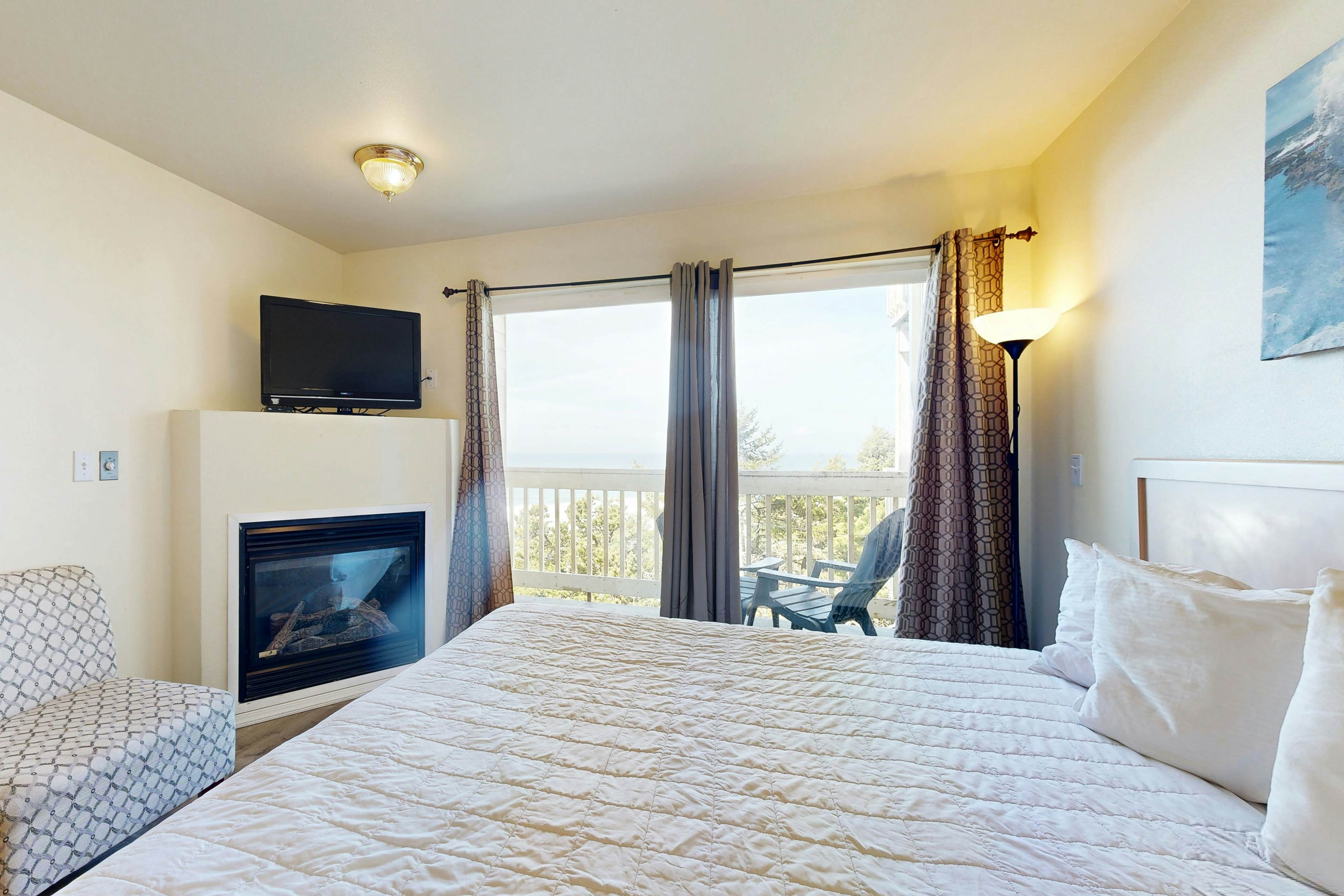 Dog-Friendly Suite with Ocean Views, Balcony, Free WiFi, & Nearby Beach Access