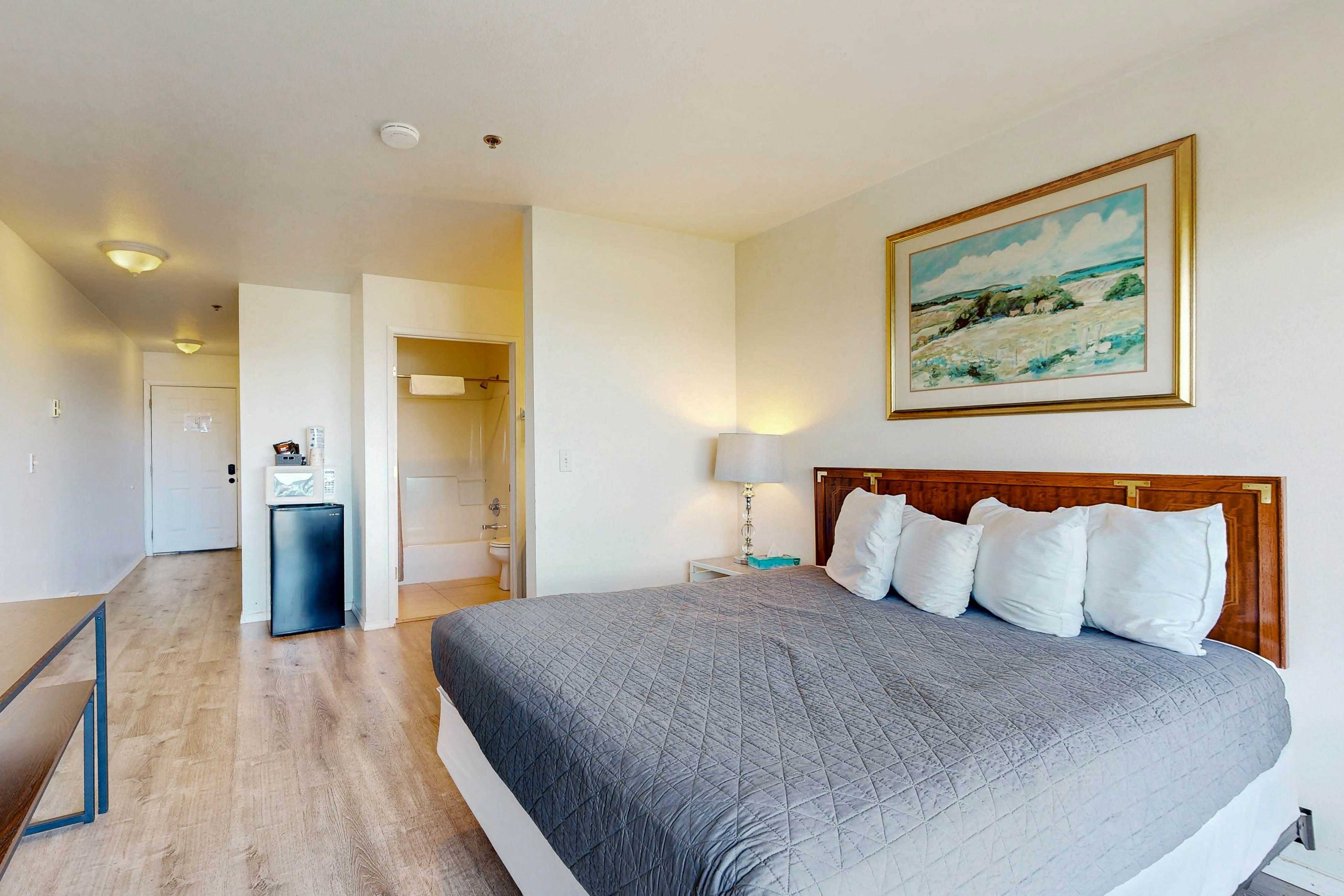 Upper-Level Oceanview Studio Near the Beach - Free WiFi, Dogs Welcome