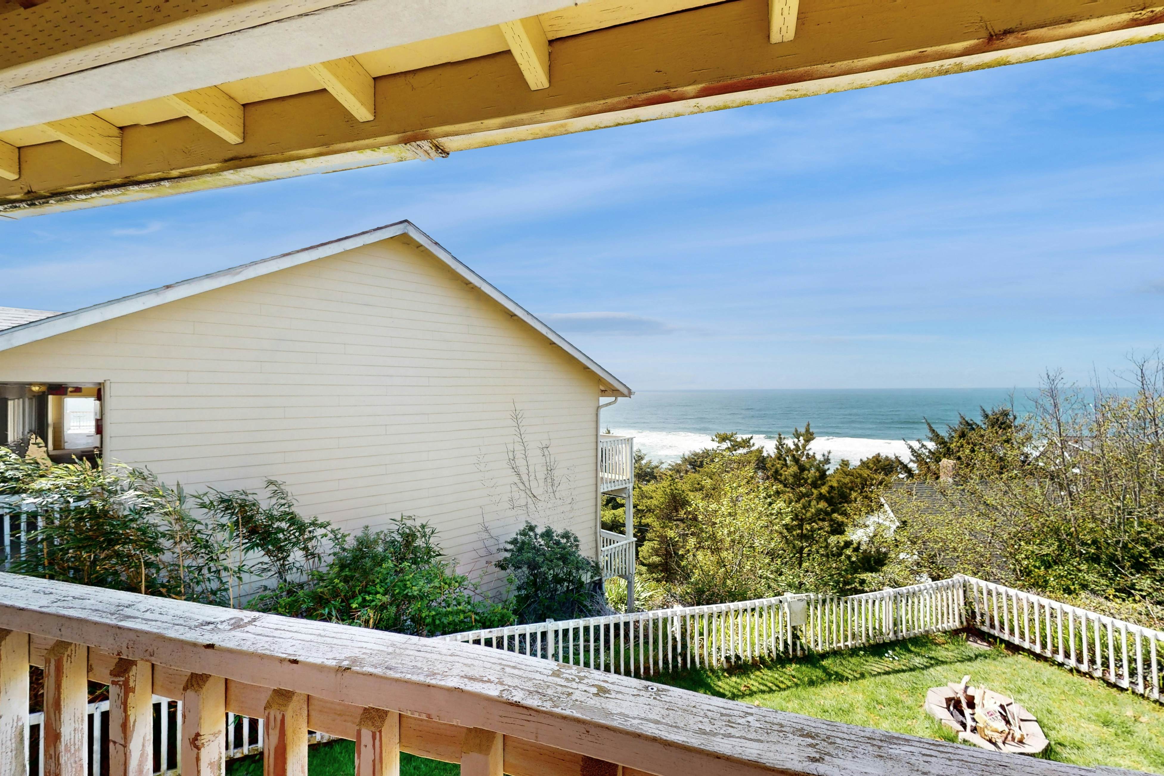 Dog Friendly Studio Condo with Ocean Views and Nearby Beach Access
