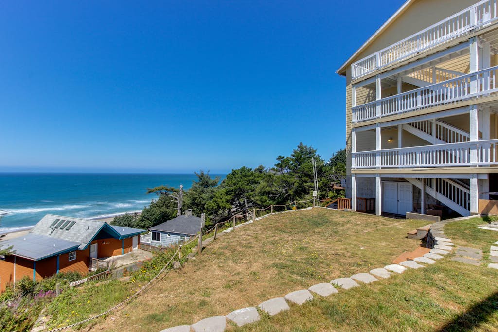 Dog Friendly Condo with Ocean Views Easy Beach Access Patio Free WiFi