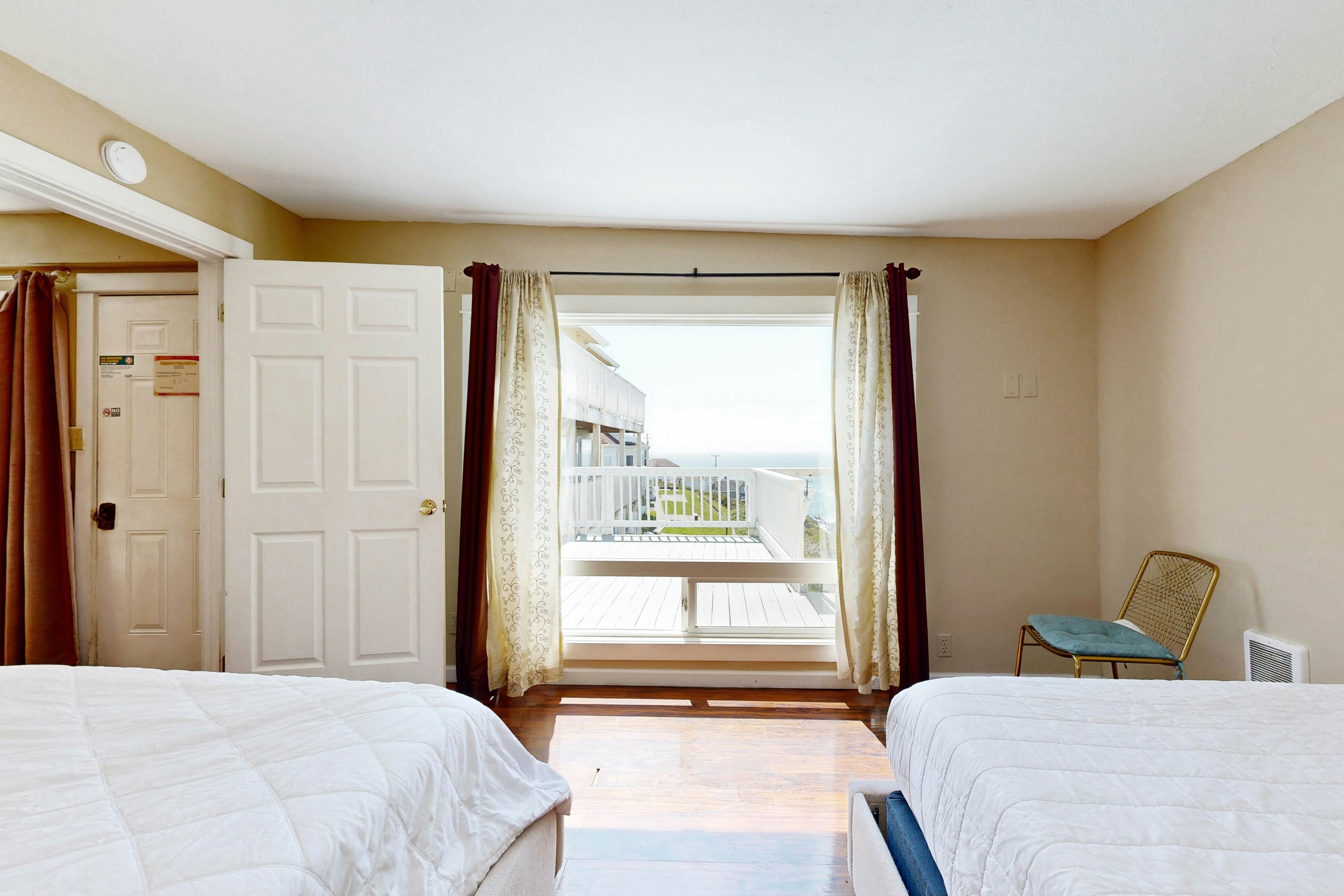 Dog Friendly Condo with Ocean Views Easy Beach Access Patio Free WiFi