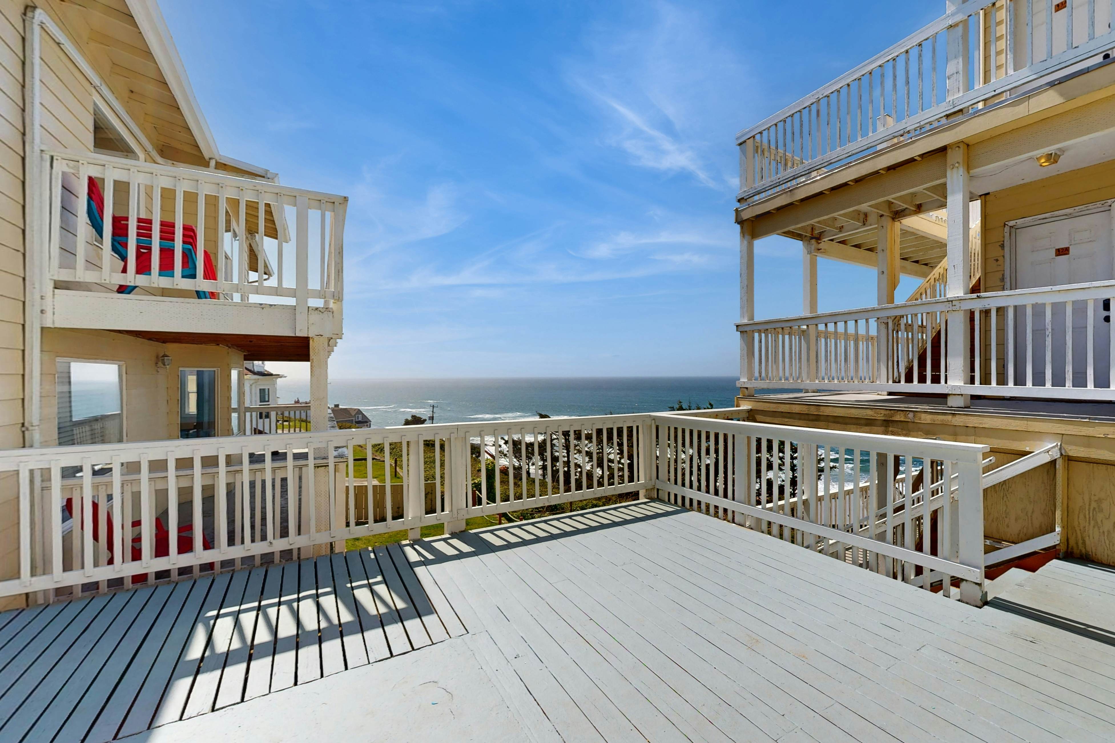 Dog Friendly Condo with Ocean Views Easy Beach Access Patio Free WiFi