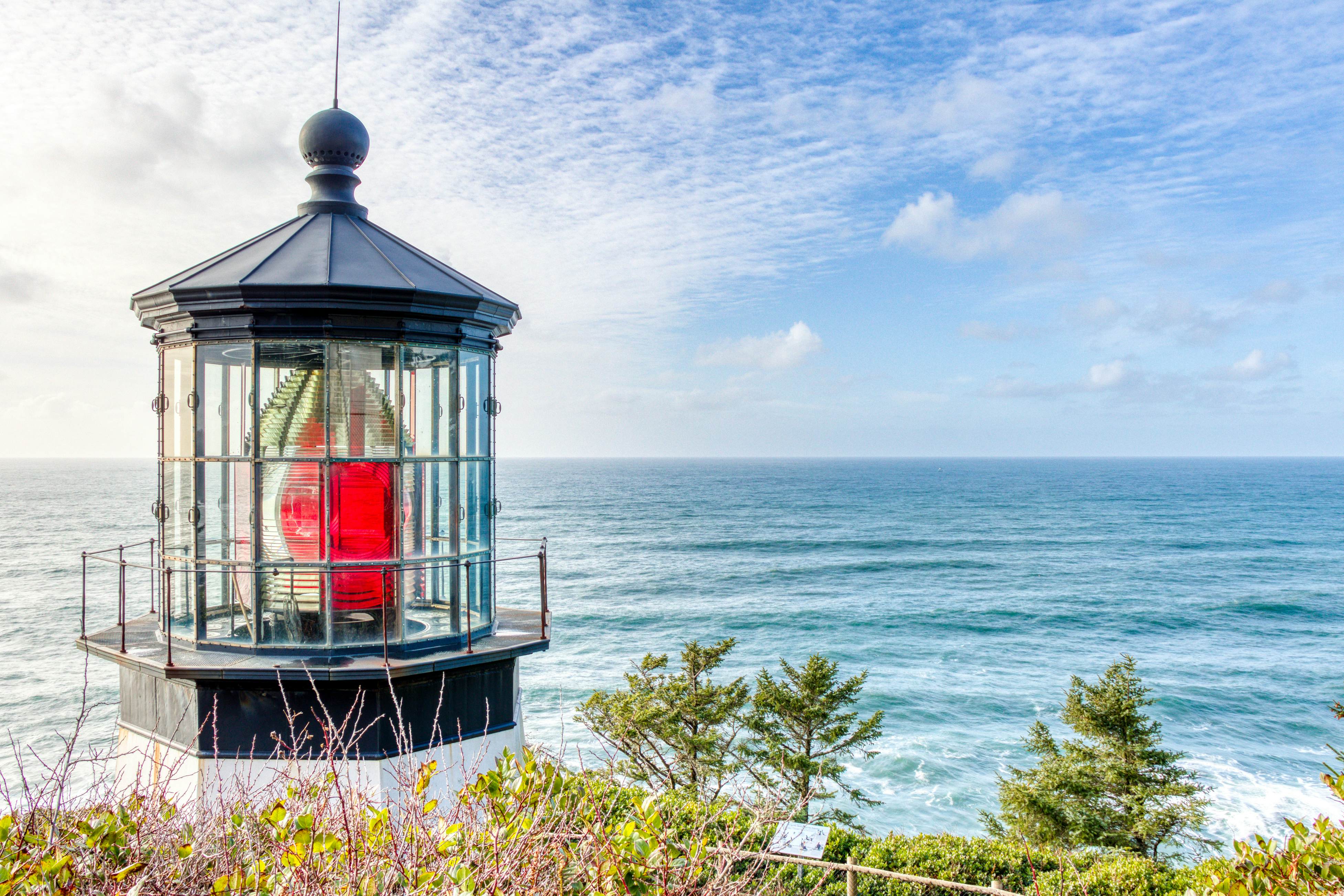 Stunning home with ocean view - spacious deck with nice view