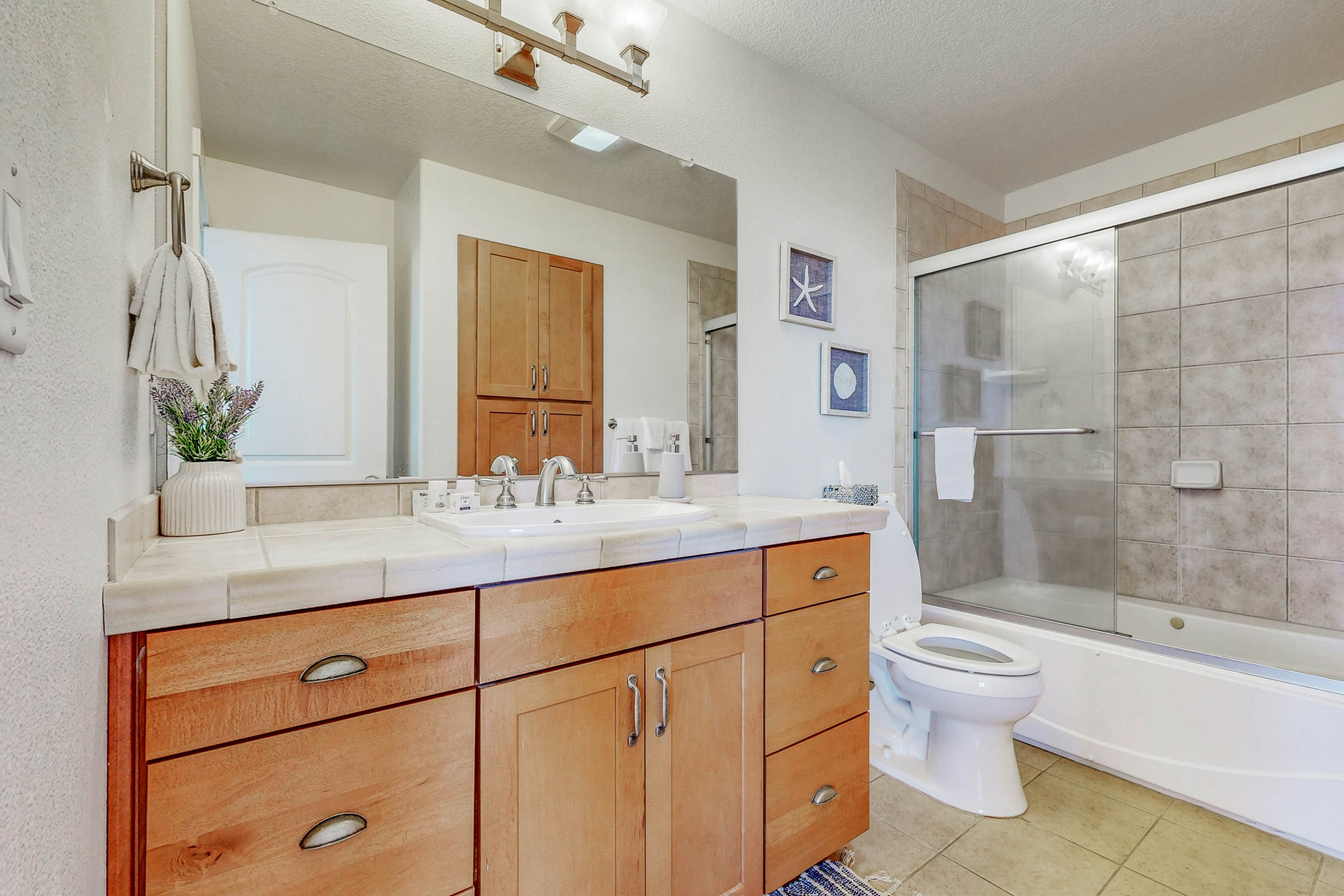 Sweeping ocean-view home with fireplace, grill, & foosball table - dog-friendly