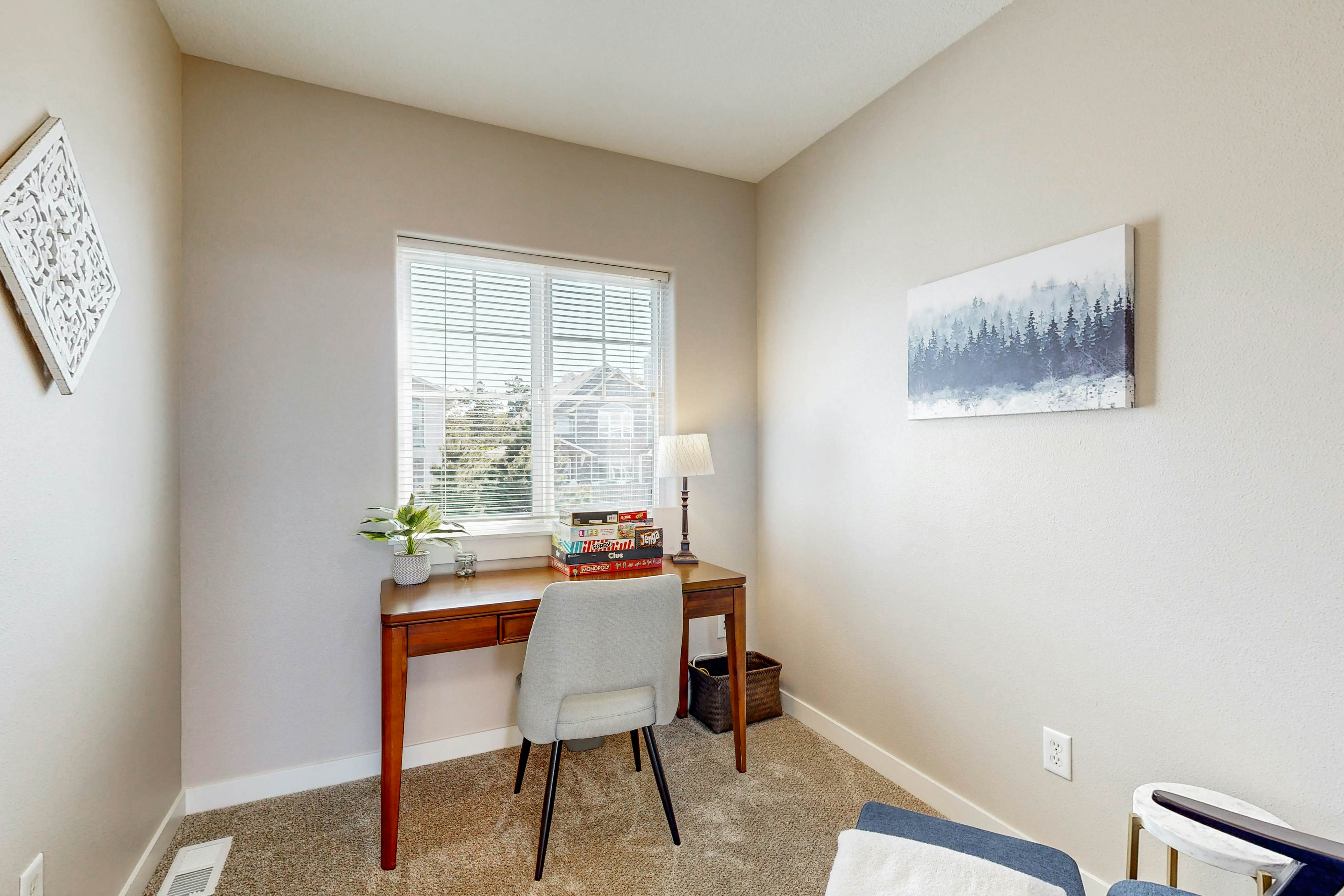 Sweeping ocean-view home with fireplace, grill, & foosball table - dog-friendly