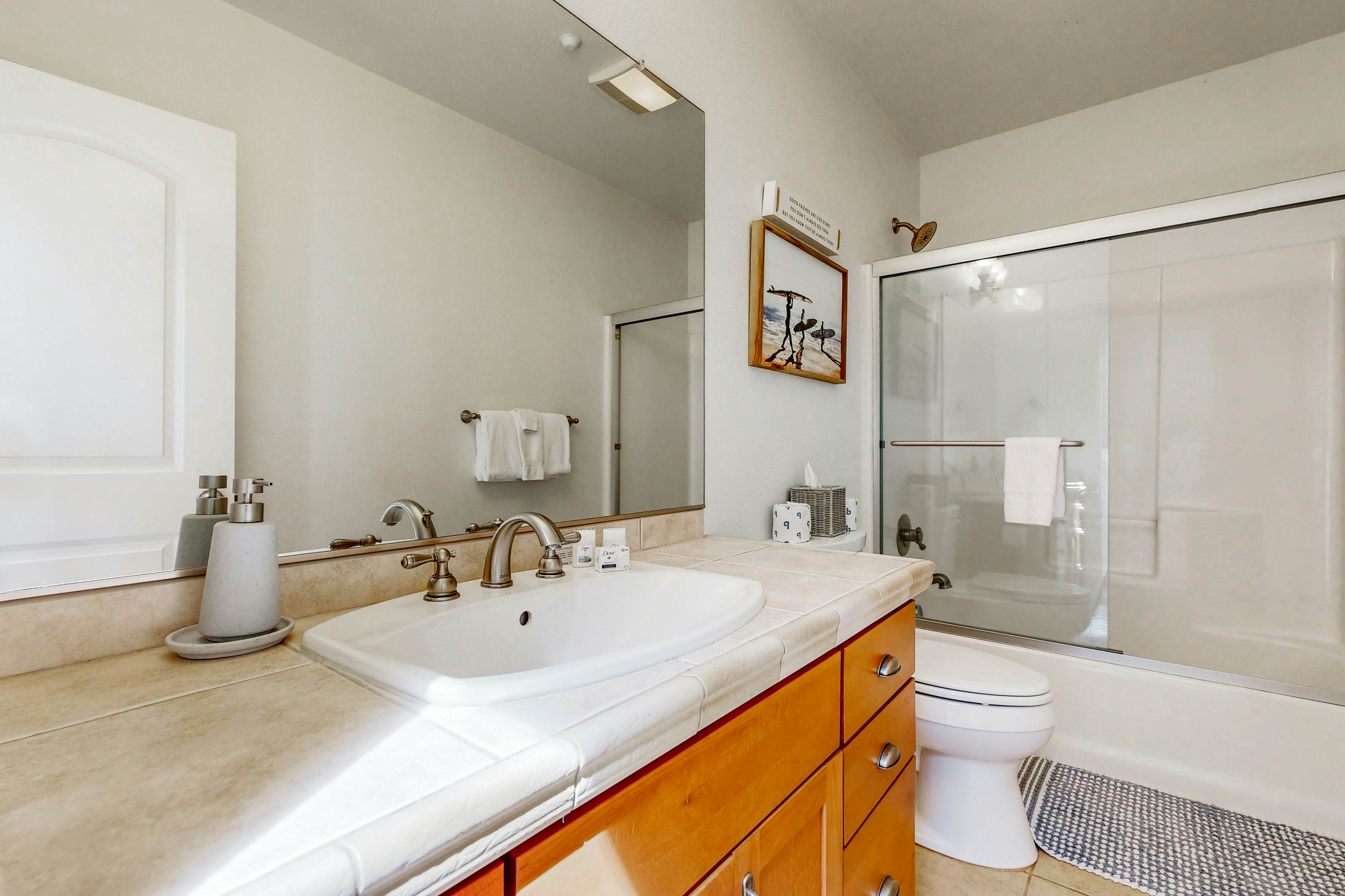 Sweeping ocean-view home with fireplace, grill, & foosball table - dog-friendly