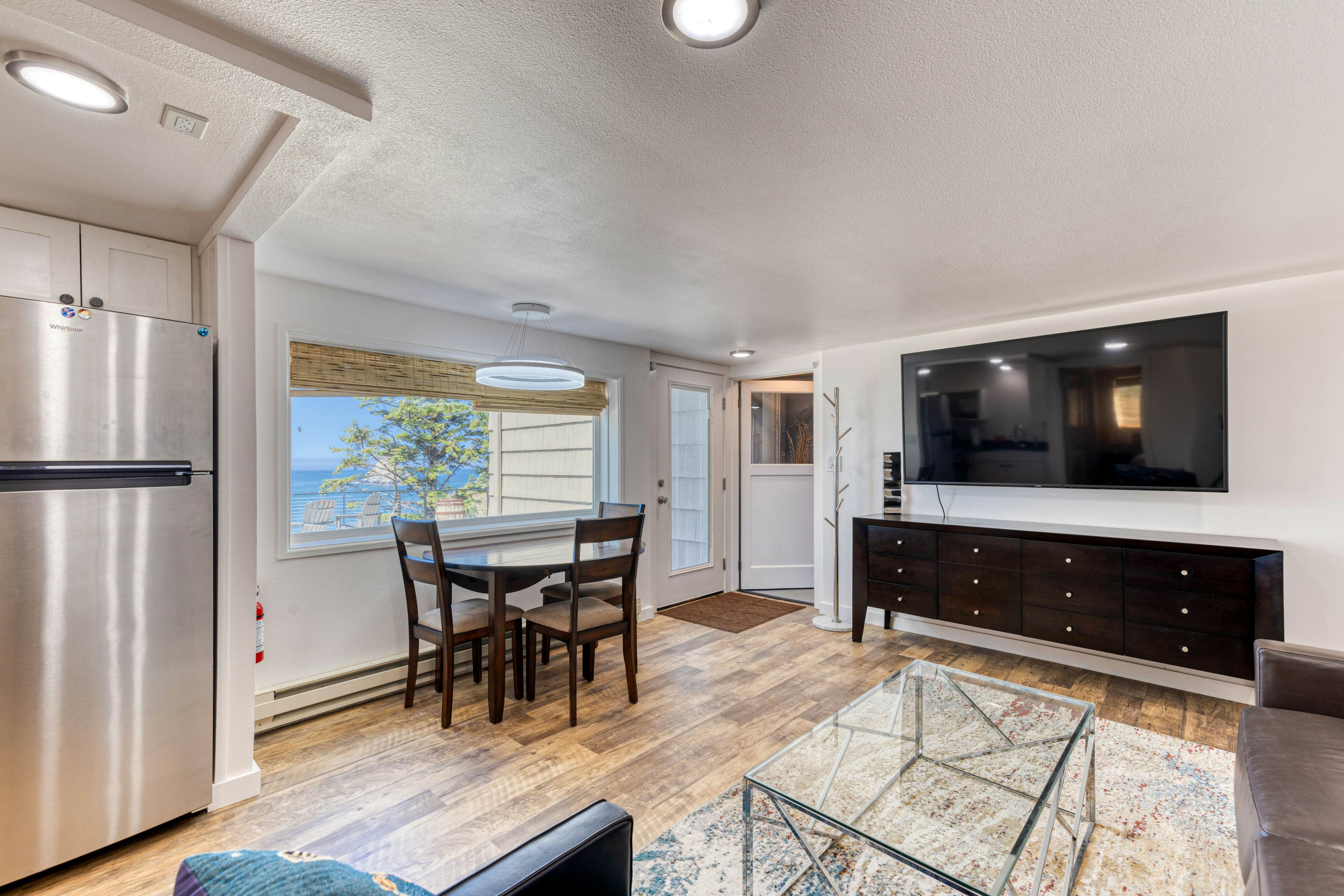 Amazing ocean-view escape with seven bedrooms, scenic patios, & modern interior