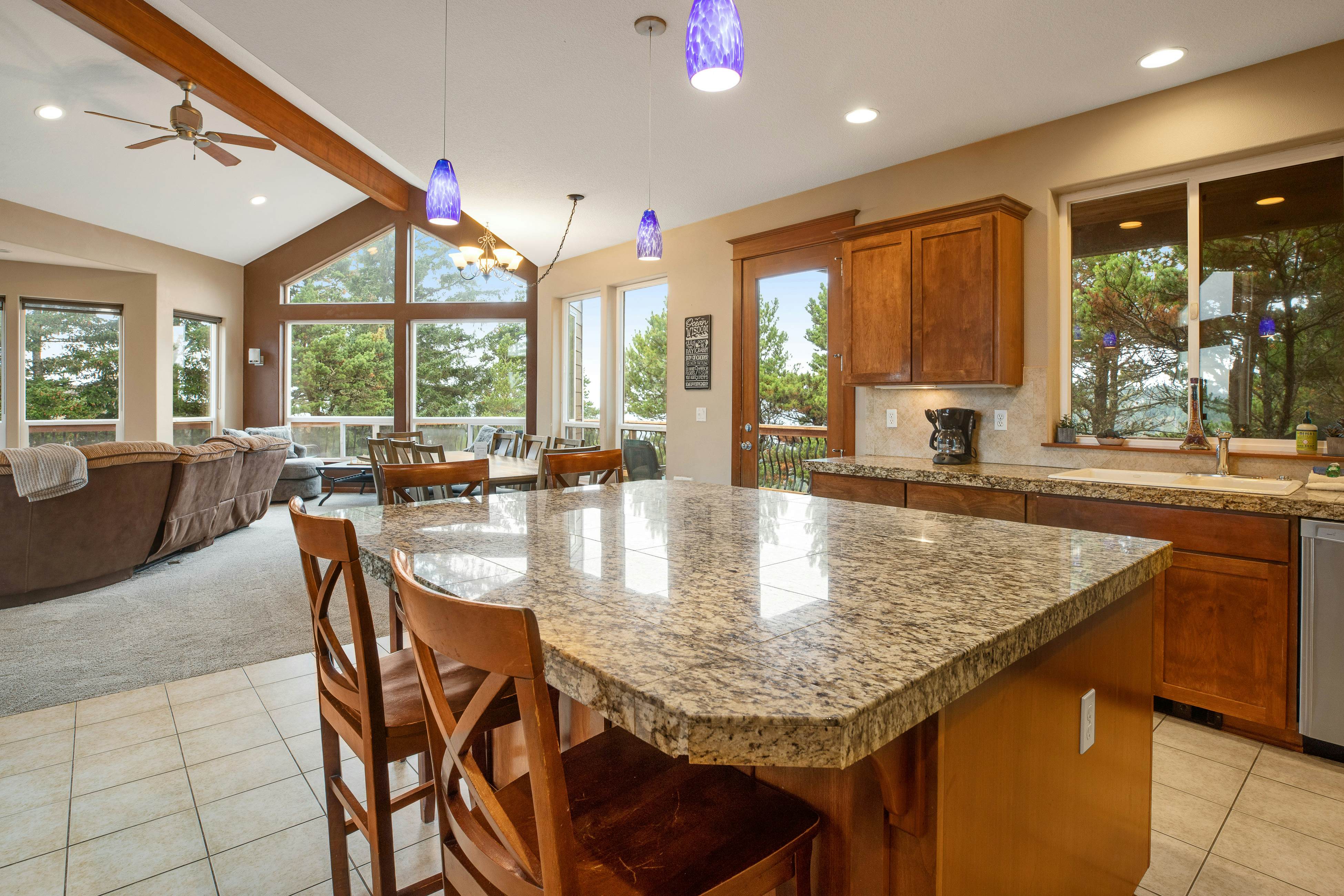 Spacious Oceanside Home with Private Hot Tub and Pacific Views - Dog-Friendly