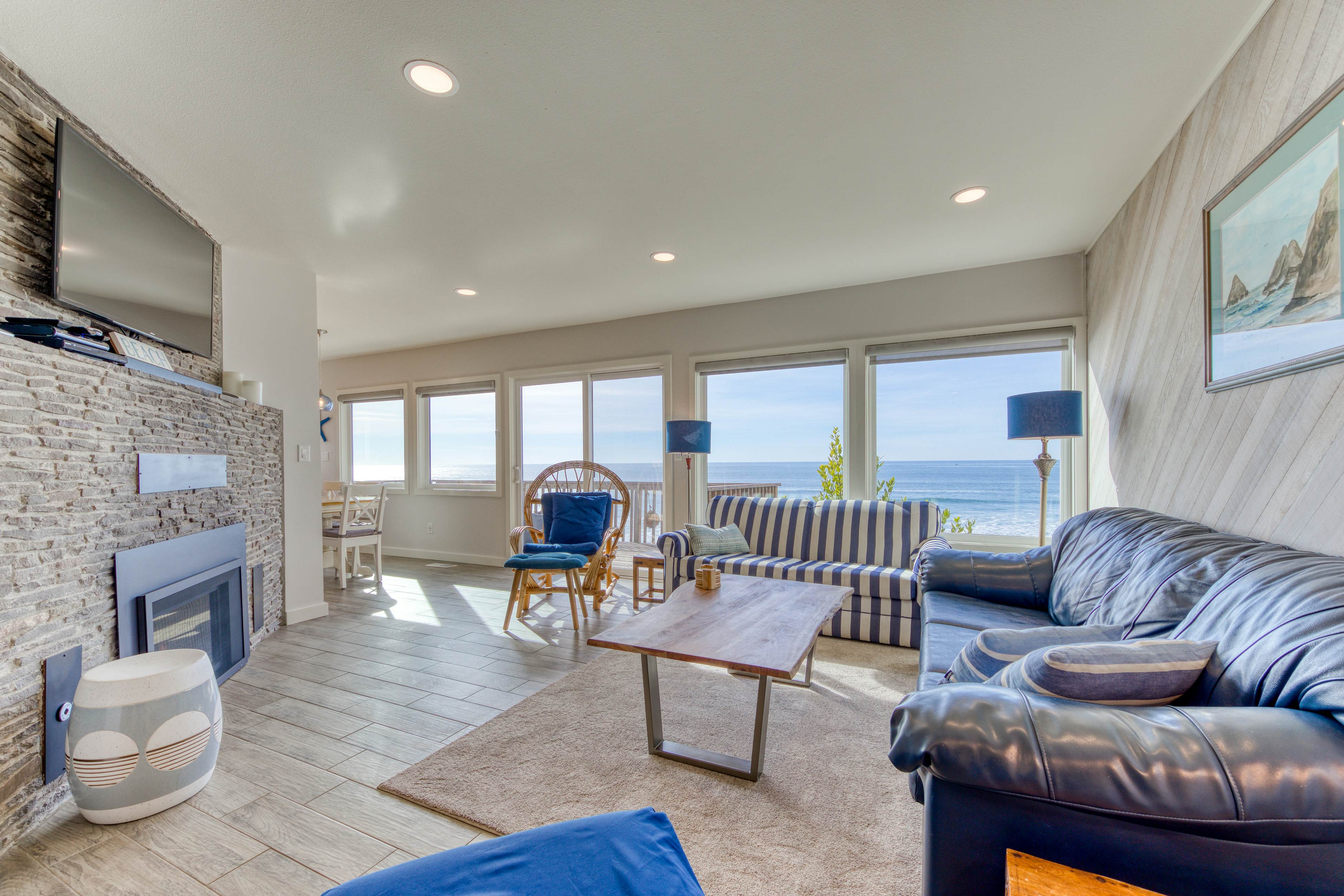 Charming Oceanfront Getaway with Gorgeous Water Views & Easy Beach Access