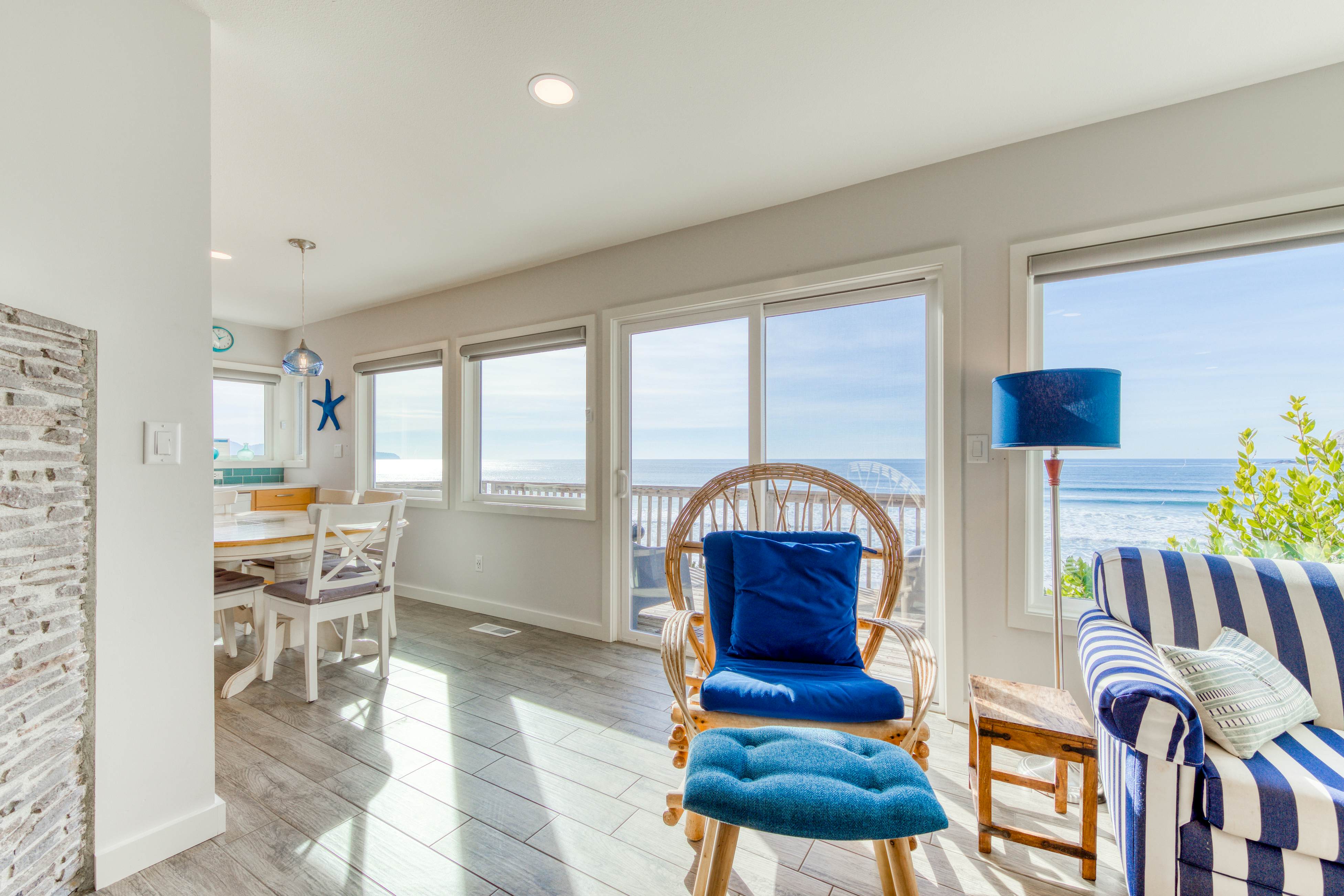 Charming Oceanfront Getaway with Gorgeous Water Views & Easy Beach Access