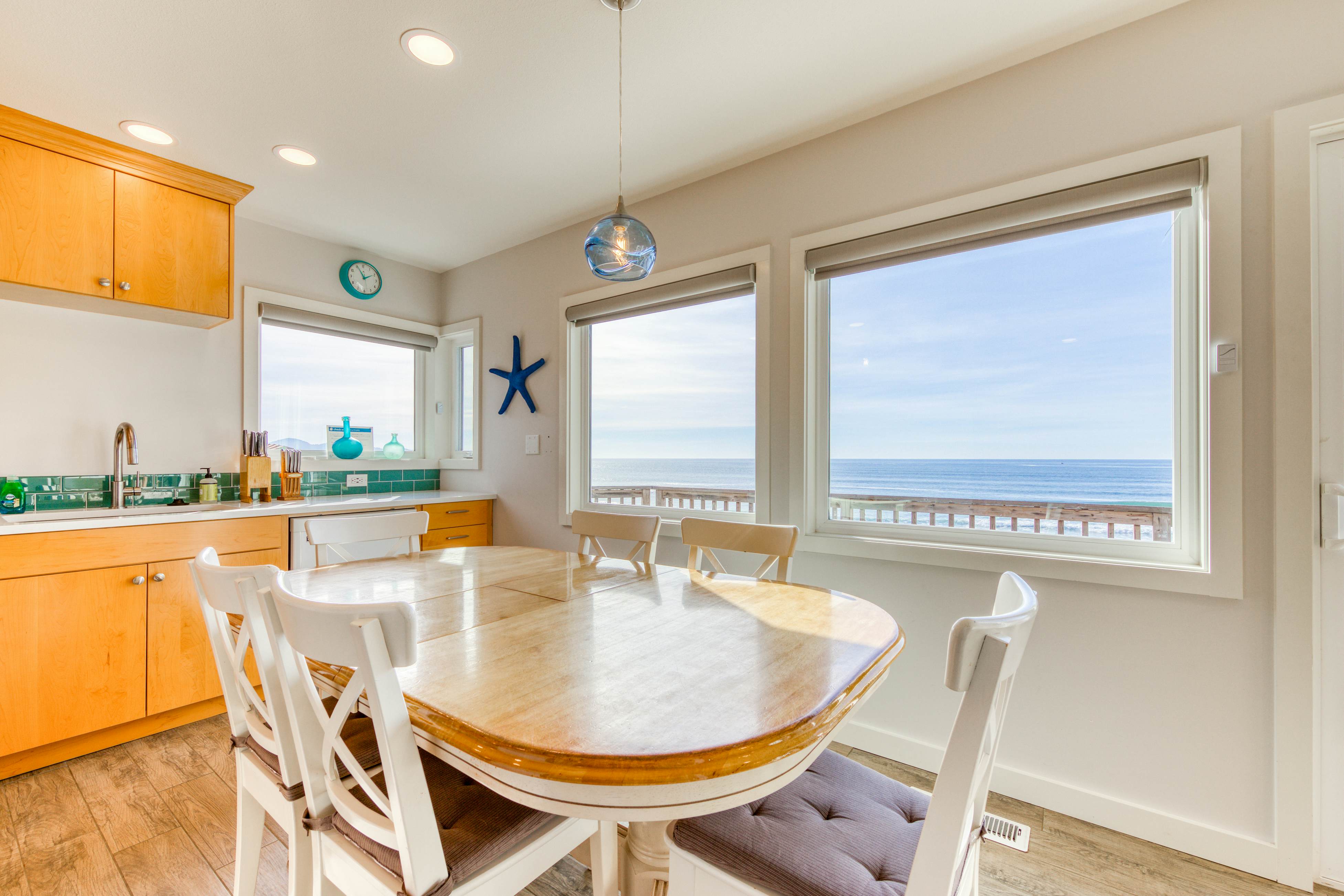 Charming Oceanfront Getaway with Gorgeous Water Views & Easy Beach Access