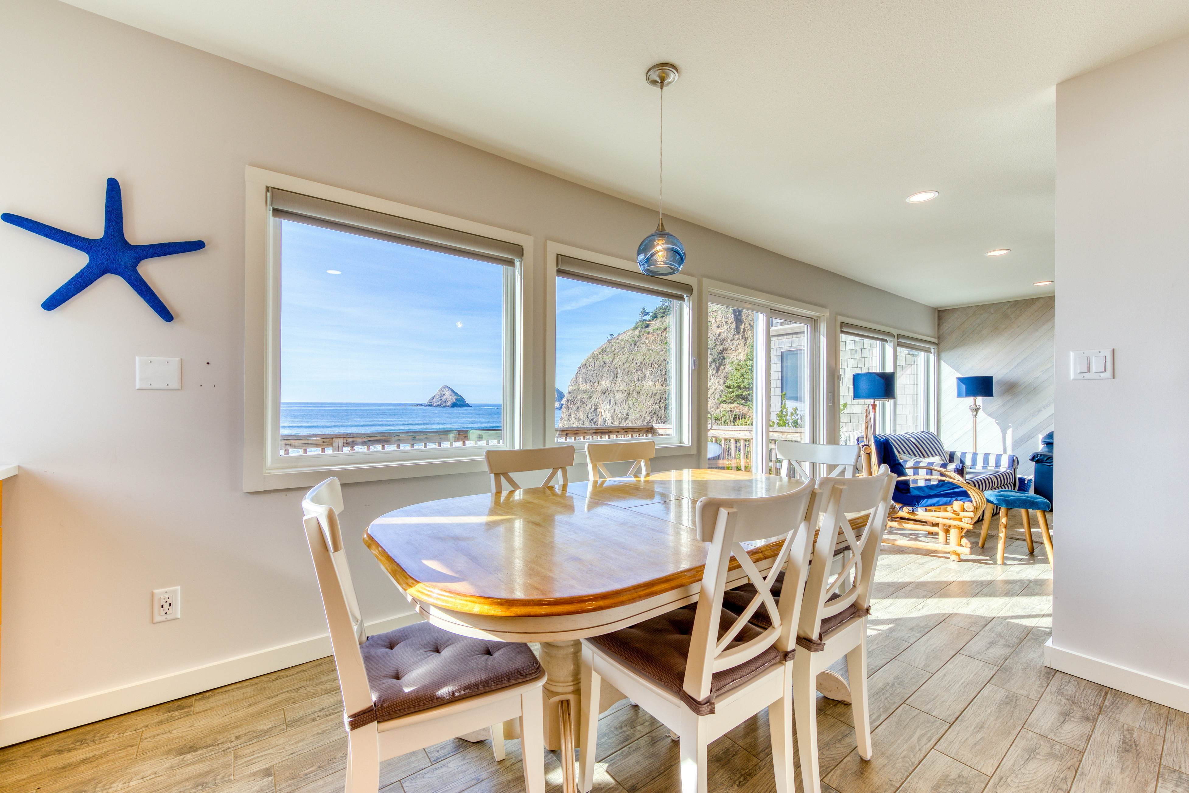 Charming Oceanfront Getaway with Gorgeous Water Views & Easy Beach Access