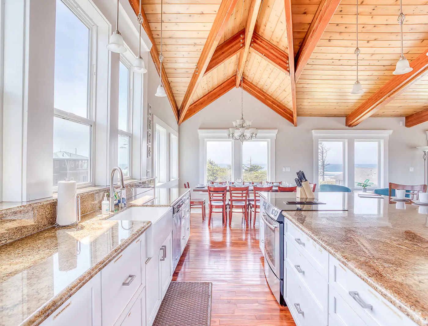 Elegant home with sauna private hot tub and ocean views accessible by elevator