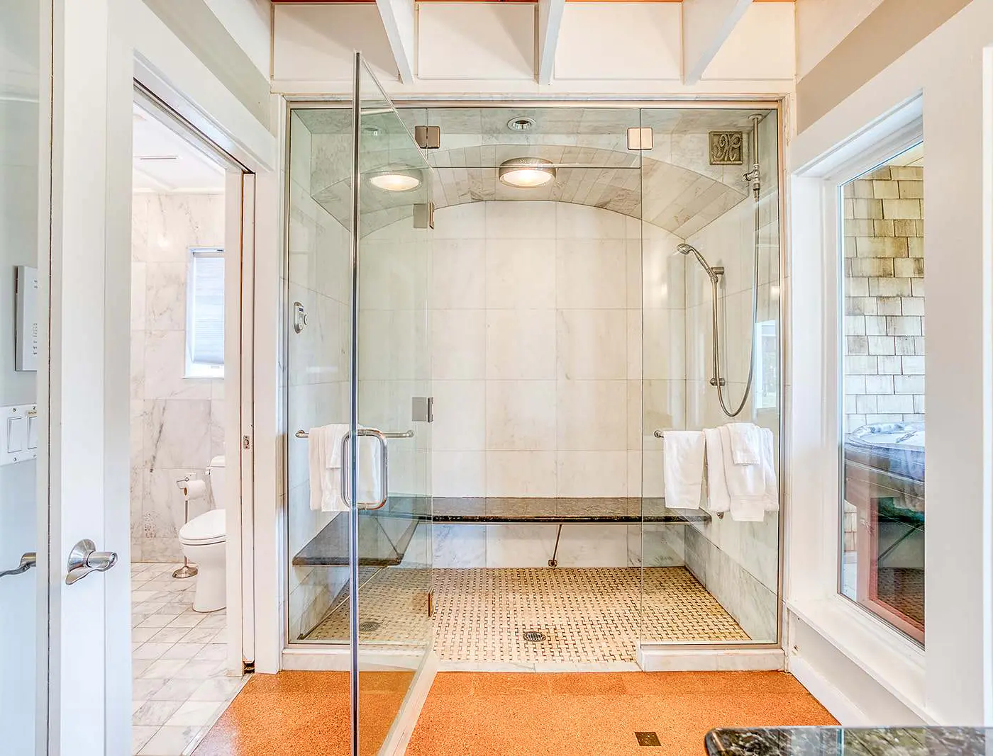 Elegant home with sauna private hot tub and ocean views accessible by elevator
