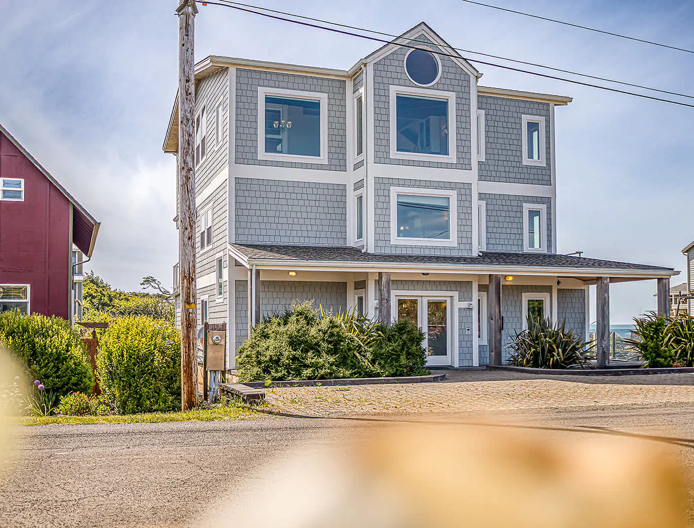 Elegant home with sauna private hot tub and ocean views accessible by elevator