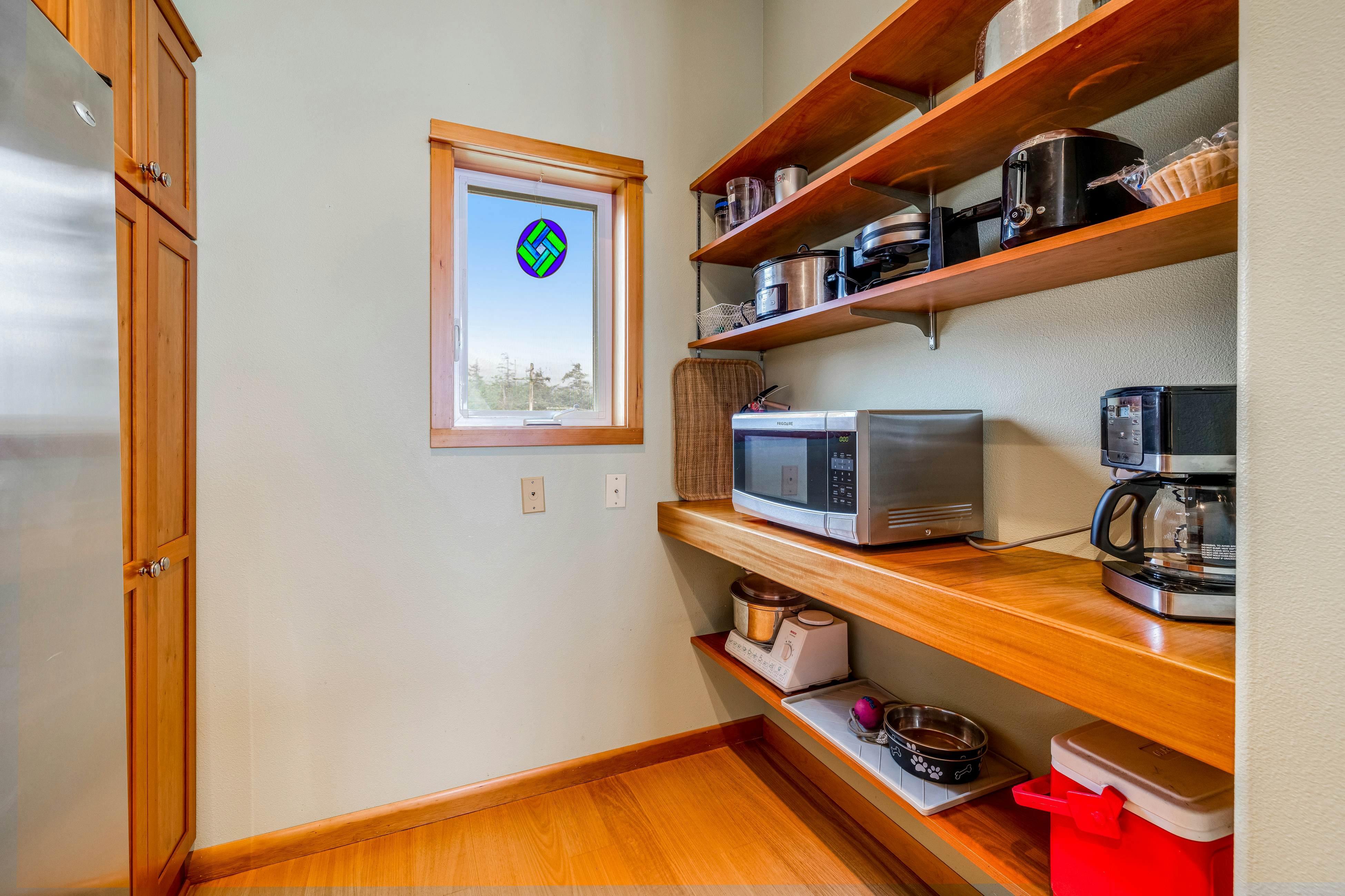 Lakefront escape with water views, grill, wrap-around deck - walk to beach